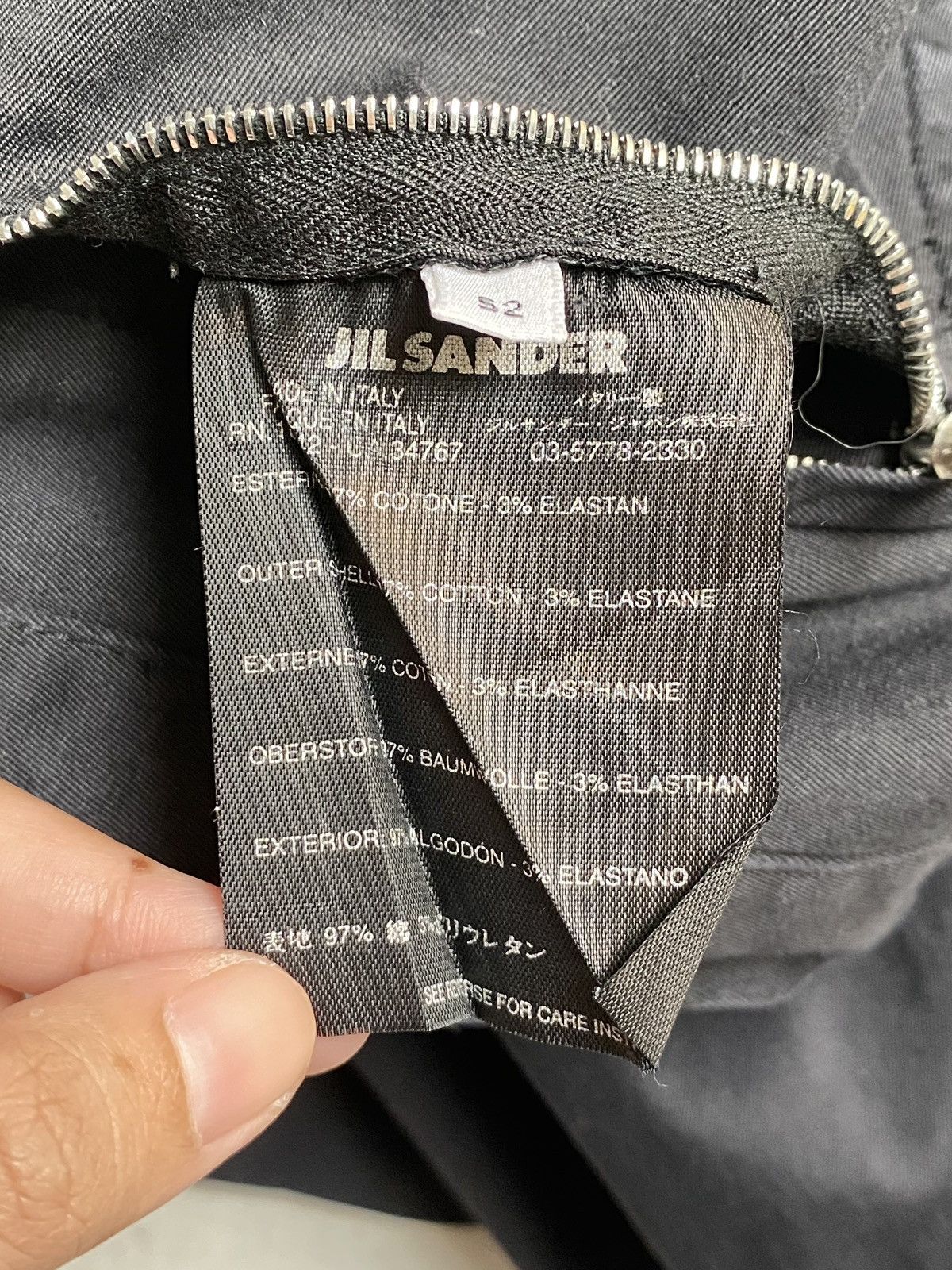 Jil Sander JIL SANDER Long Button List Pants Size US 32 / EU 48 - 8 Thumbnail