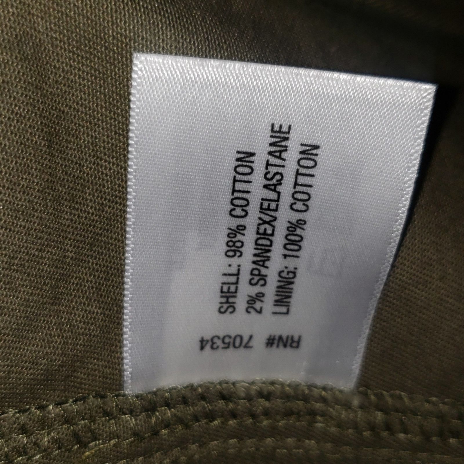 Orvis Orvis Drawstring waist Cotton Button Shacket Jacket Olive Sm Size S / US 4 / IT 40 - 11 Thumbnail
