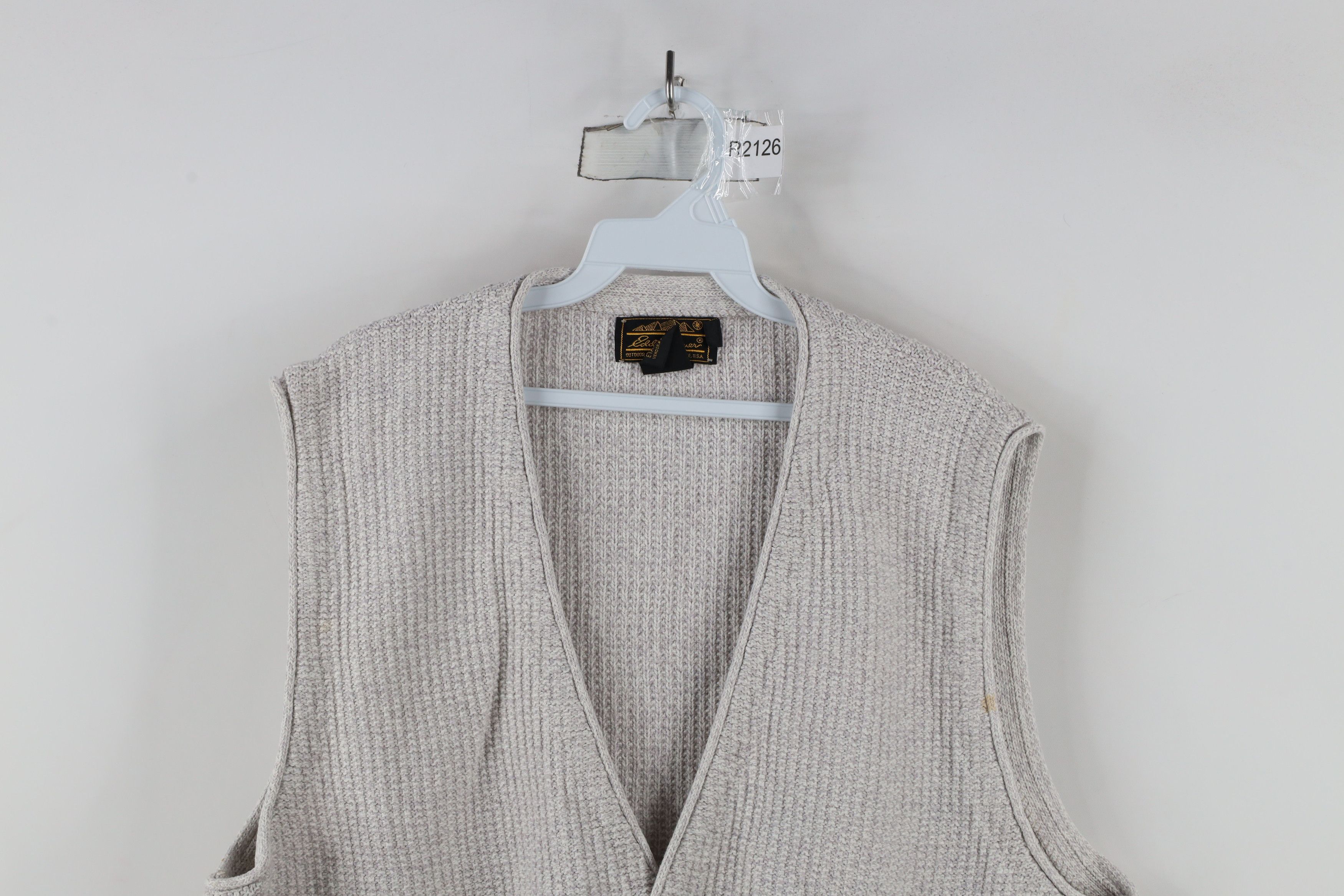 Eddie Bauer × Vintage Vintage 90s Eddie Bauer Knit Cardigan Sweater Vest USA Size US M / EU 48-50 / 2 - 2 Thumbnail