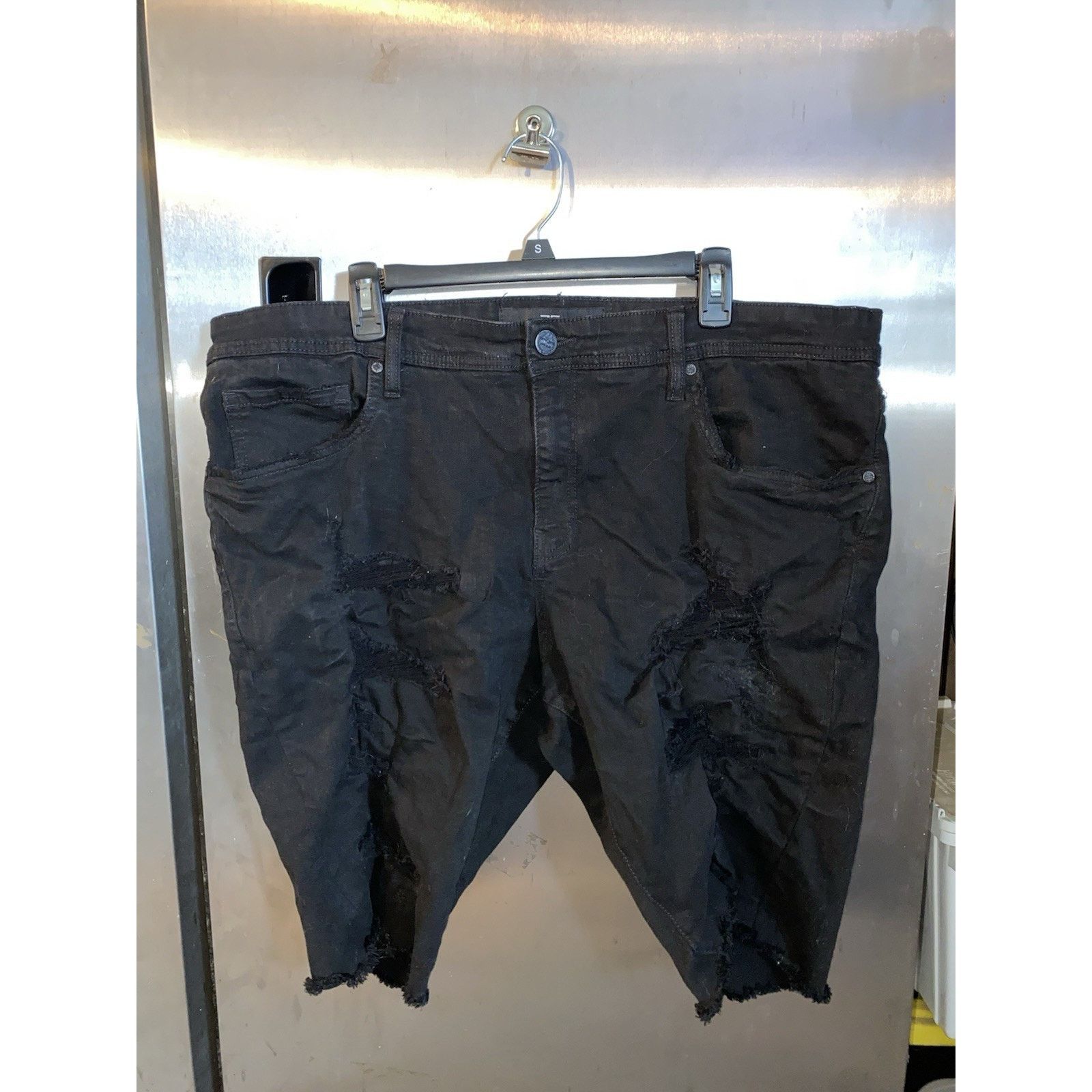 Jordan Craig Jordan Craig Legacy Edition Size 40 Black Ripped Denim Short Size US 40 / EU 56 - 2 Thumbnail
