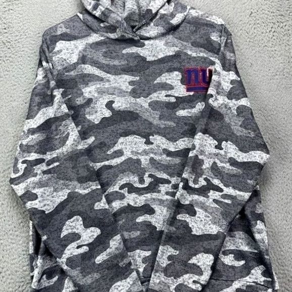 NFL New York Giants Hoodie Mens Large Gray Camo NFL Football Antigua Sweater Size US L / EU 52-54 / 3 - 3 Thumbnail