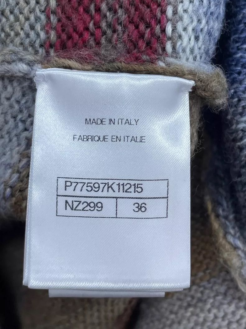 Chanel Chanel 24A sheep wool color block stitching knitted vest sk Size XS / US 0-2 / IT 36-38 - 6 Thumbnail