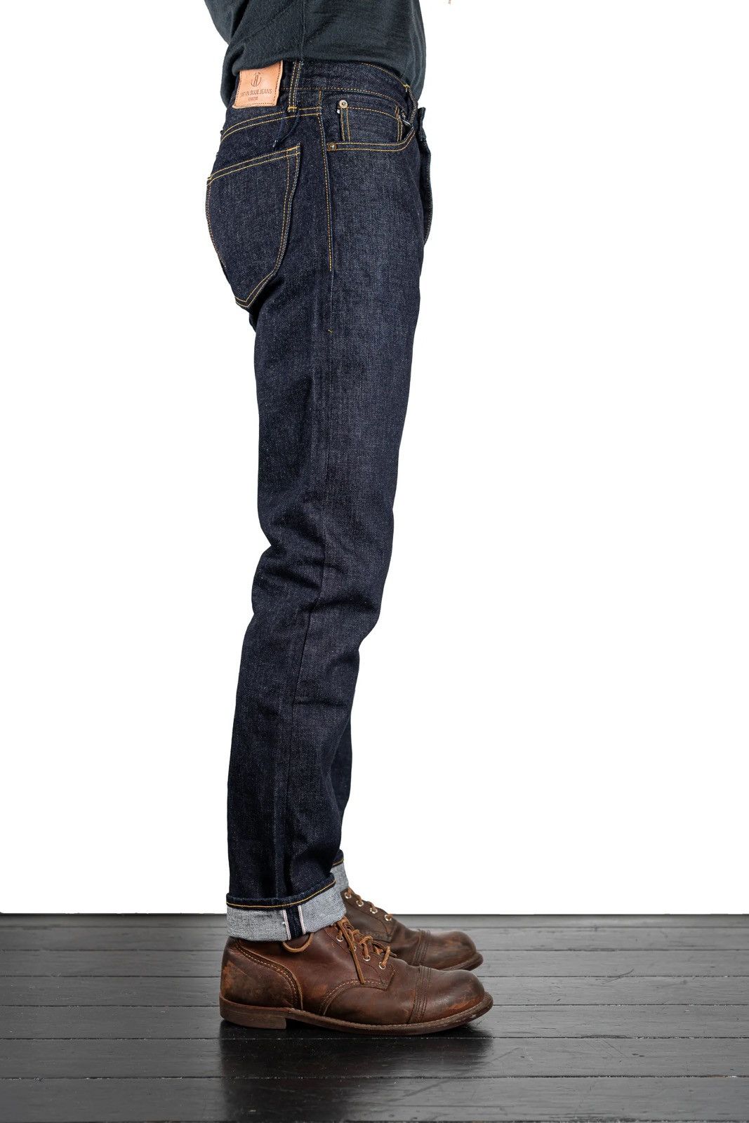 Indigo Japan Blue Jeans Japan 14.8OZ J031 Indigo Dyed Selvage Jeans Size US 30 / EU 46 - 1 Thumbnail