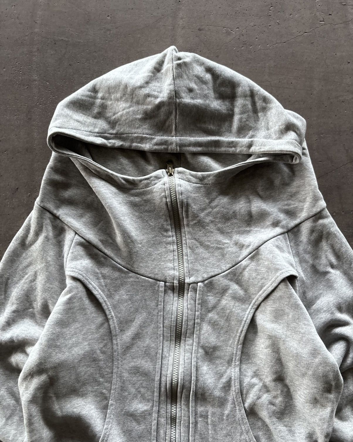 Japanese Brand Japanese Ninja Grey Zip Up Hoodie Size US L / EU 52-54 / 3 - 3 Thumbnail