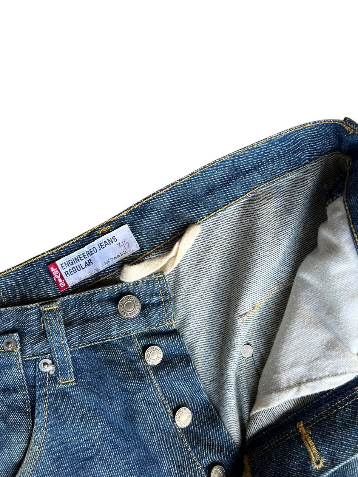 Levi's Vintage 2000 Levi’s Engineered Regular Dirty Mud Denim Jeans Size US 31 - 7 Thumbnail