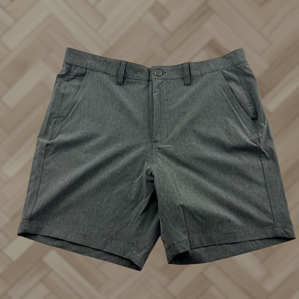 Vintage Free Fly Hybrid Short II 7" Inseam Heather Graphite Men's 36 Shirt? Size US 36 / EU 52 - 1 Thumbnail