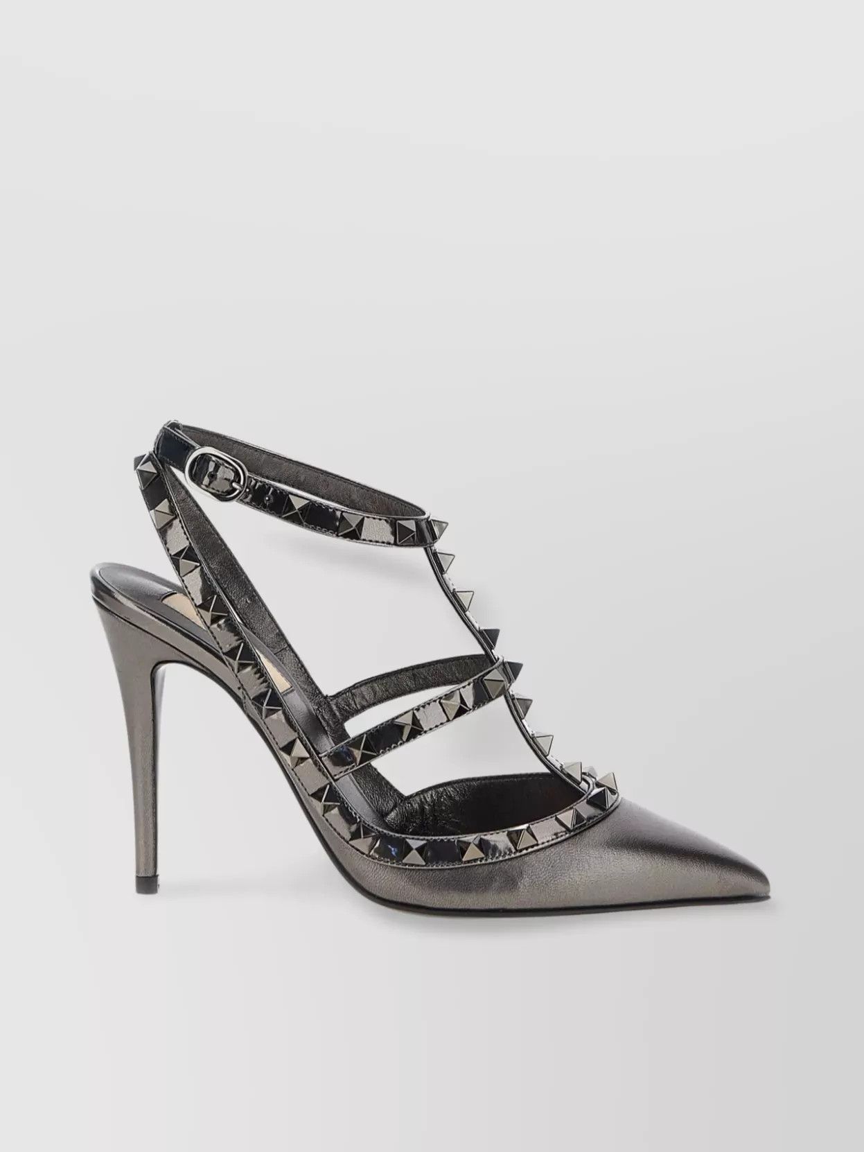 Valentino o1s22i1n0924 Rockstud Slingback in Grey Size US 9 / IT 39 - 1 Thumbnail