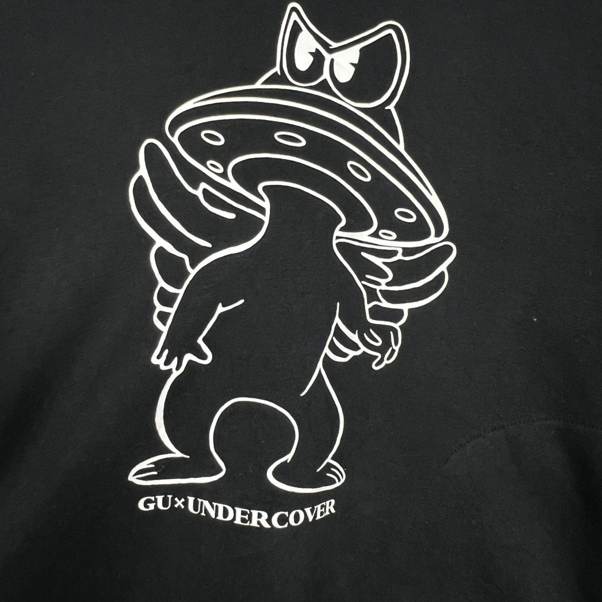 GU × Undercover GU x UNDERCOVER Big Logo Kids Pullover Hoodies #4311-C195 Size US XXS / EU 40 - 3 Thumbnail