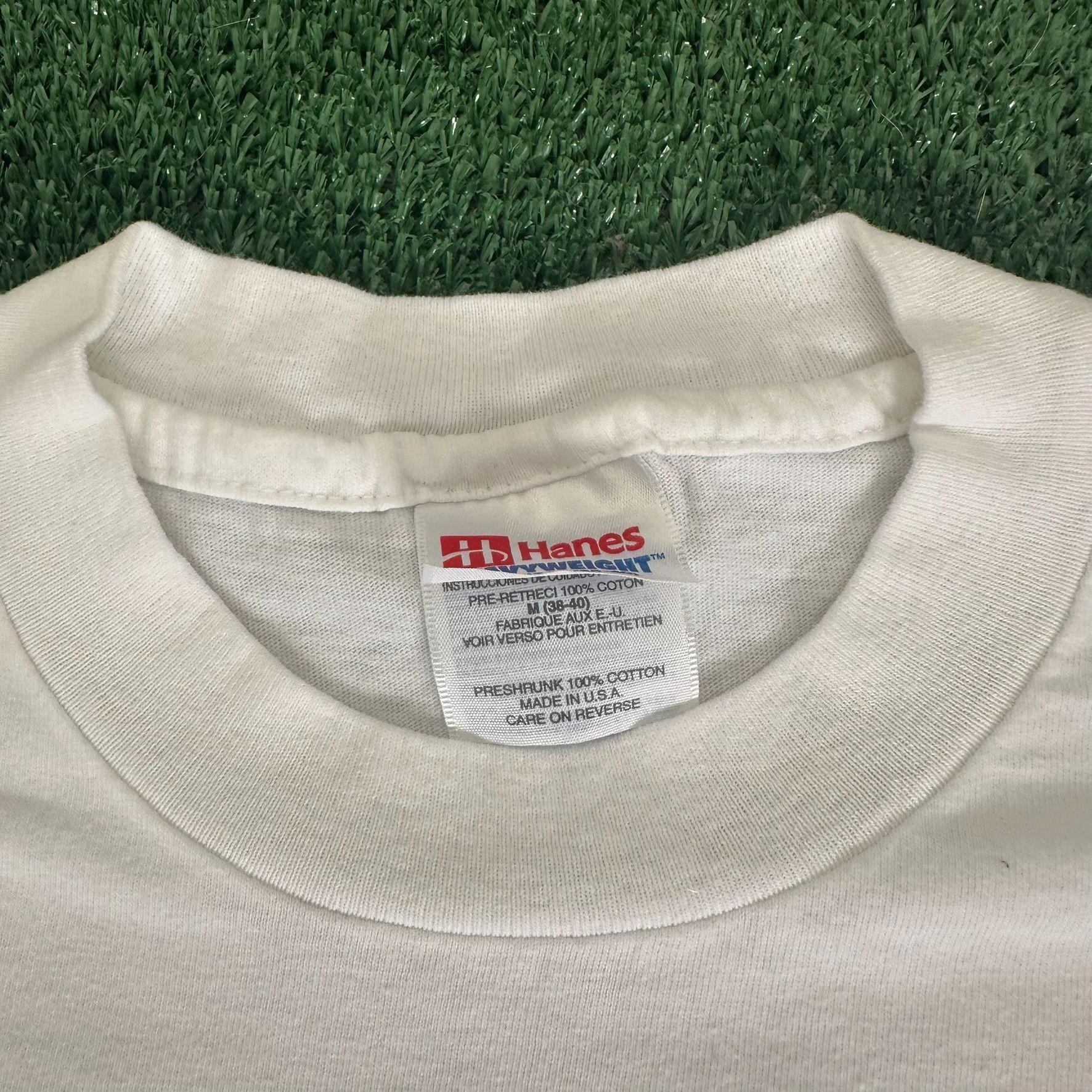 Hanes Vintage 90s Pat Singer New York Times Square T-Shirt Artist Size US M / EU 48-50 / 2 - 7 Thumbnail