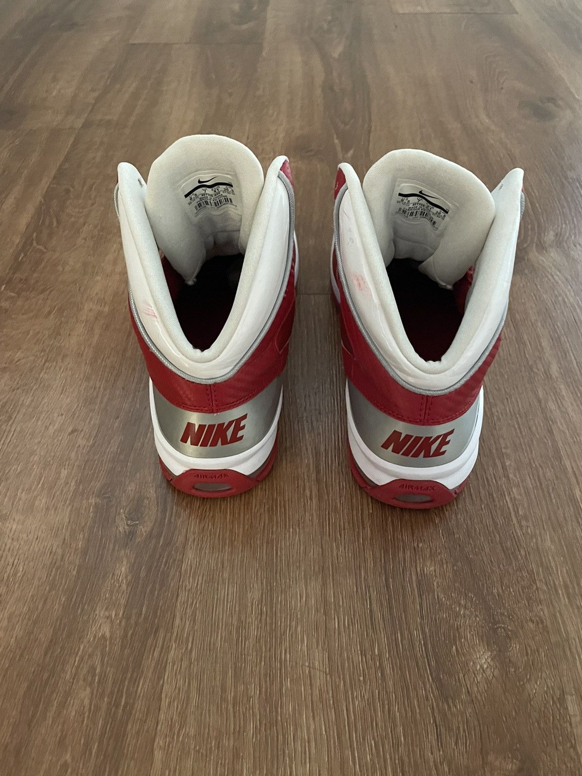 Nike Nike Air Max Hyped “Varsity Red” High Top Sneakers Size US 8 / EU 41 - 6 Thumbnail
