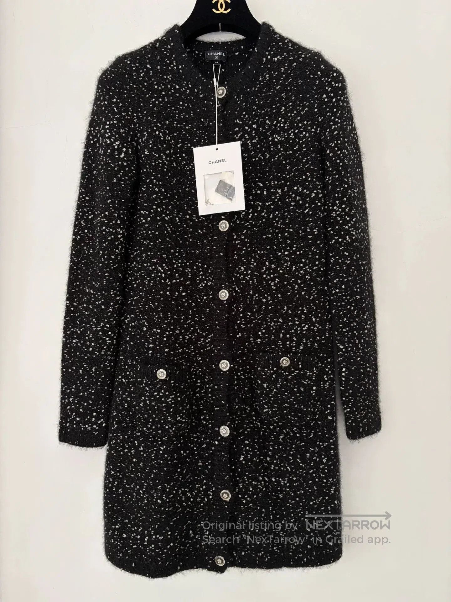Other Chanel Black White Knit Dress 34. Size US 34 / EU 50 - 1 Thumbnail