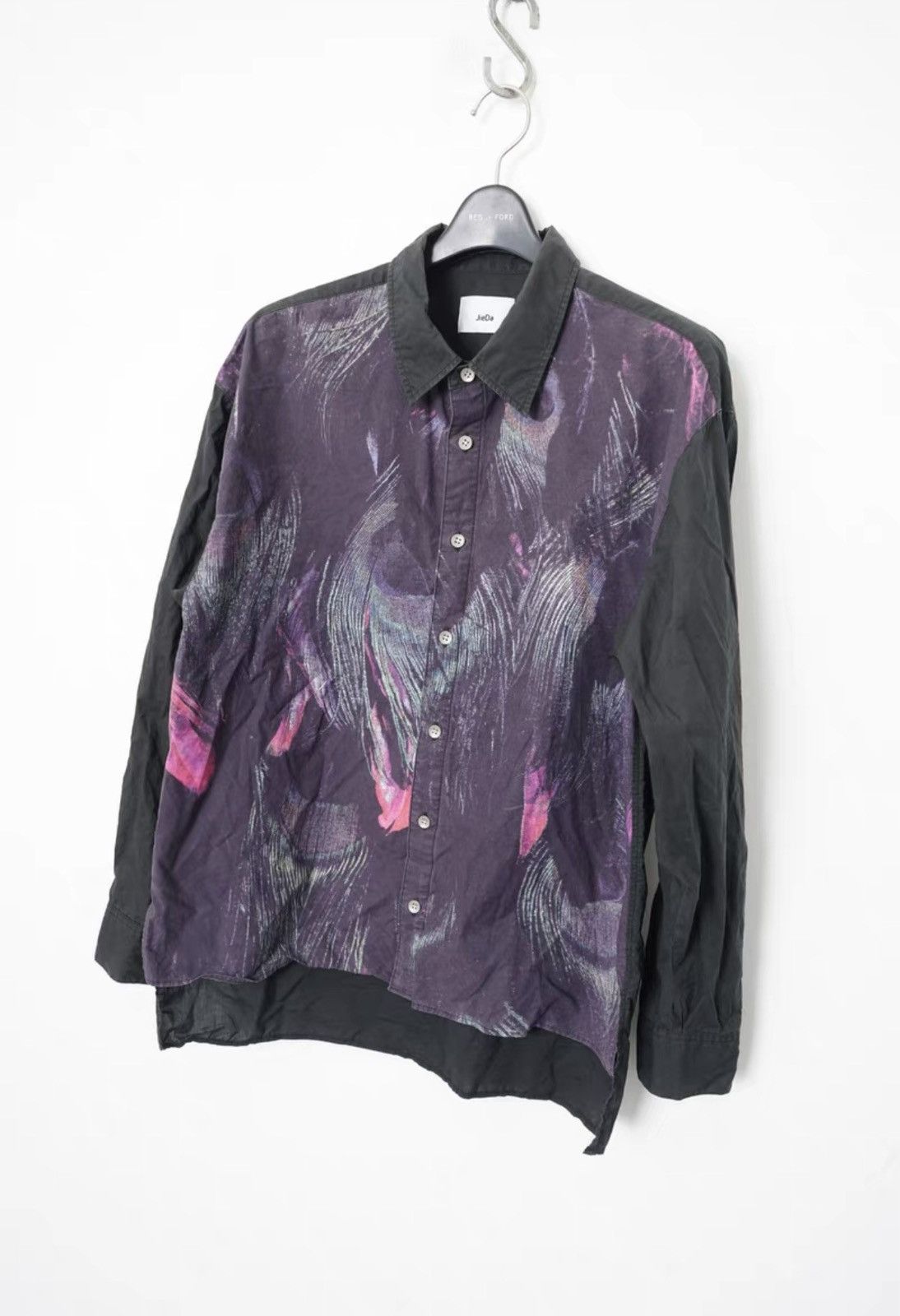 JieDa JieDa Peacock Print Loose Shirt Size US S / EU 44-46 / 1 - 2 Thumbnail