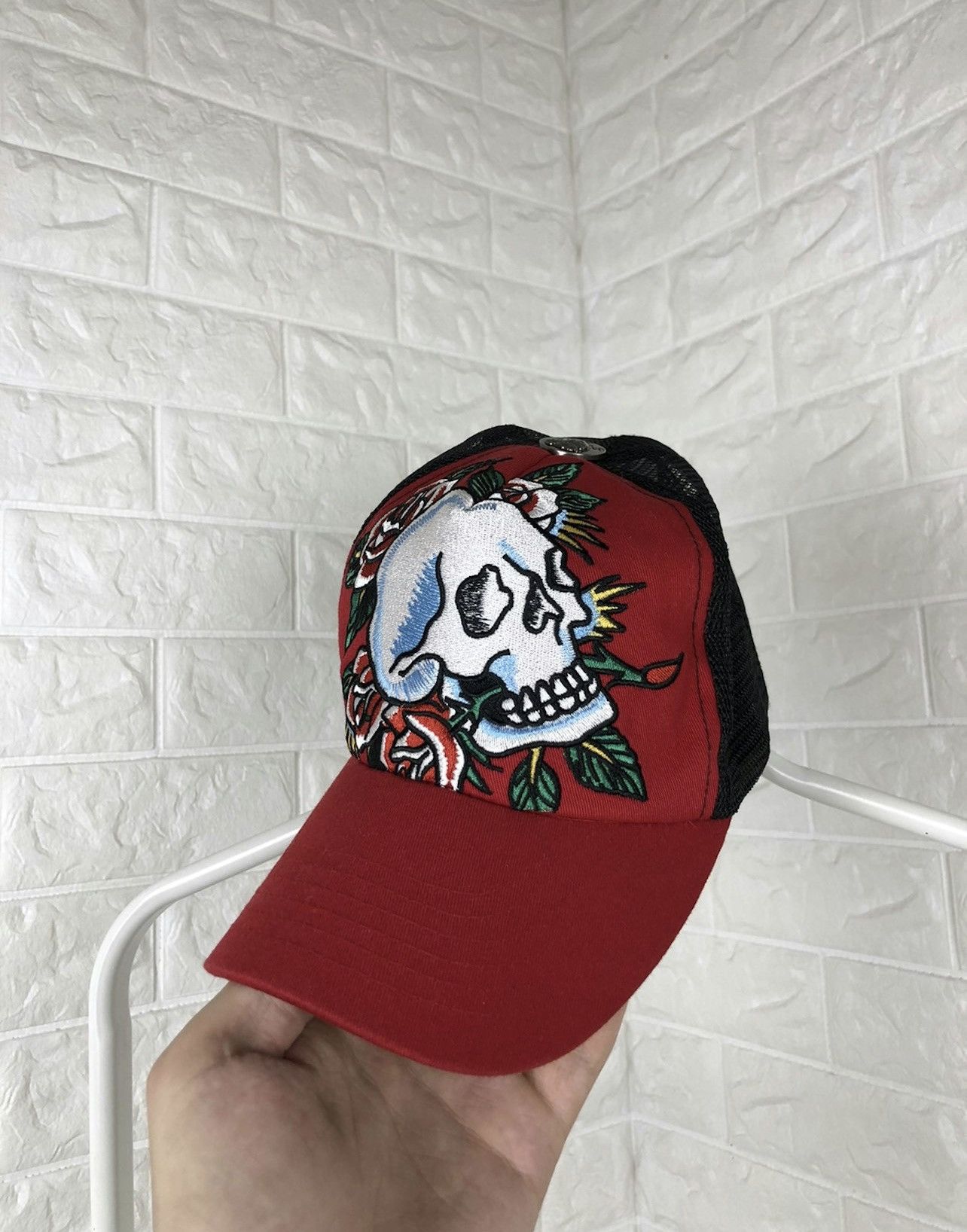 Ed Hardy Vintage Ed Hardy Skull Cap Y2K Size ONE SIZE - 2 Thumbnail