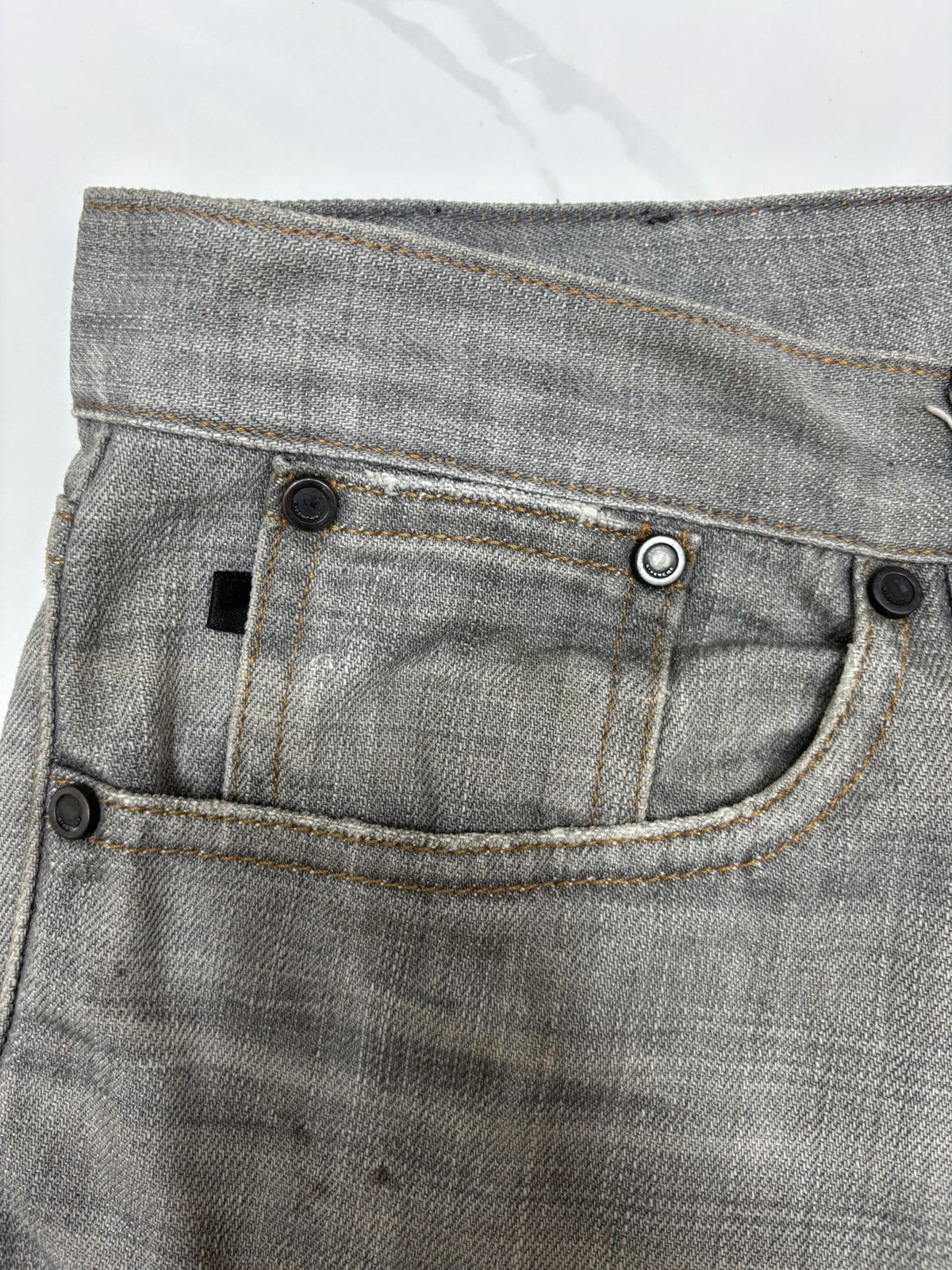 Givenchy GIVENCHY Destroyed Dirt Wash Jeans Knee Patches Size US 30 / EU 46 - 9 Thumbnail