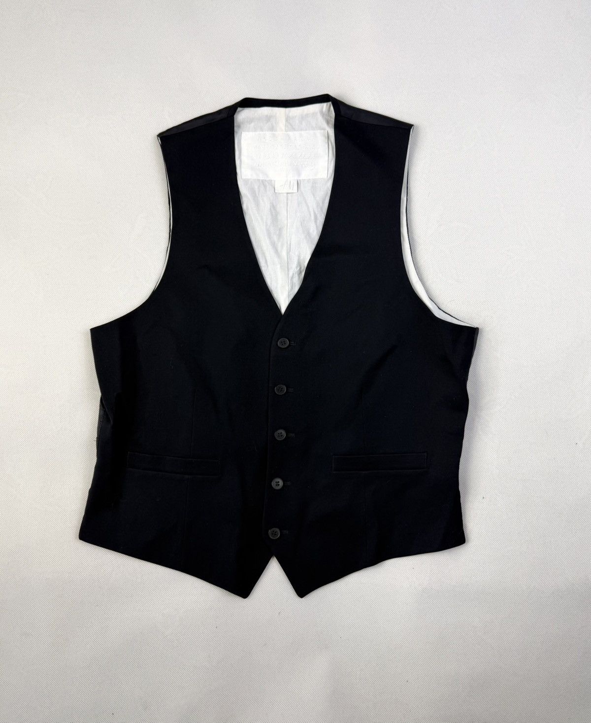 Elegant Maison Martin Margiela x HM 100% Wool Suit Vest