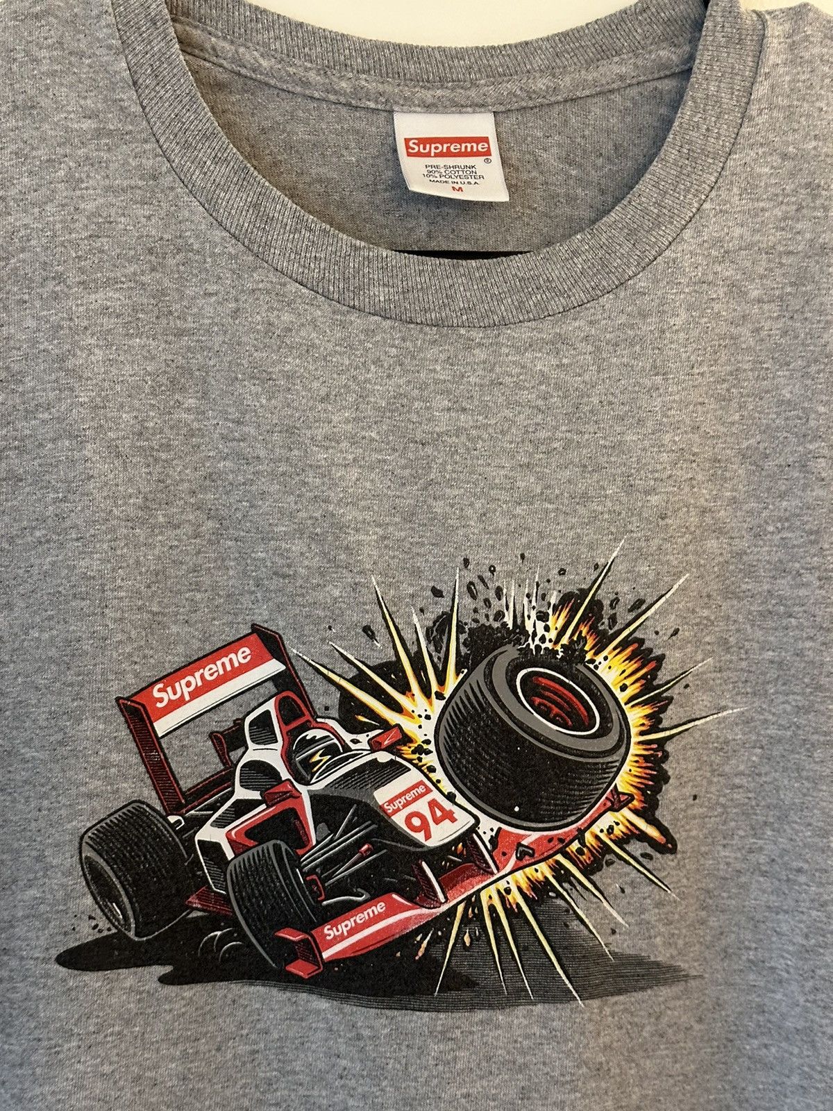 Supreme Supreme Crash Tee Size US M / EU 48-50 / 2 - 2 Thumbnail