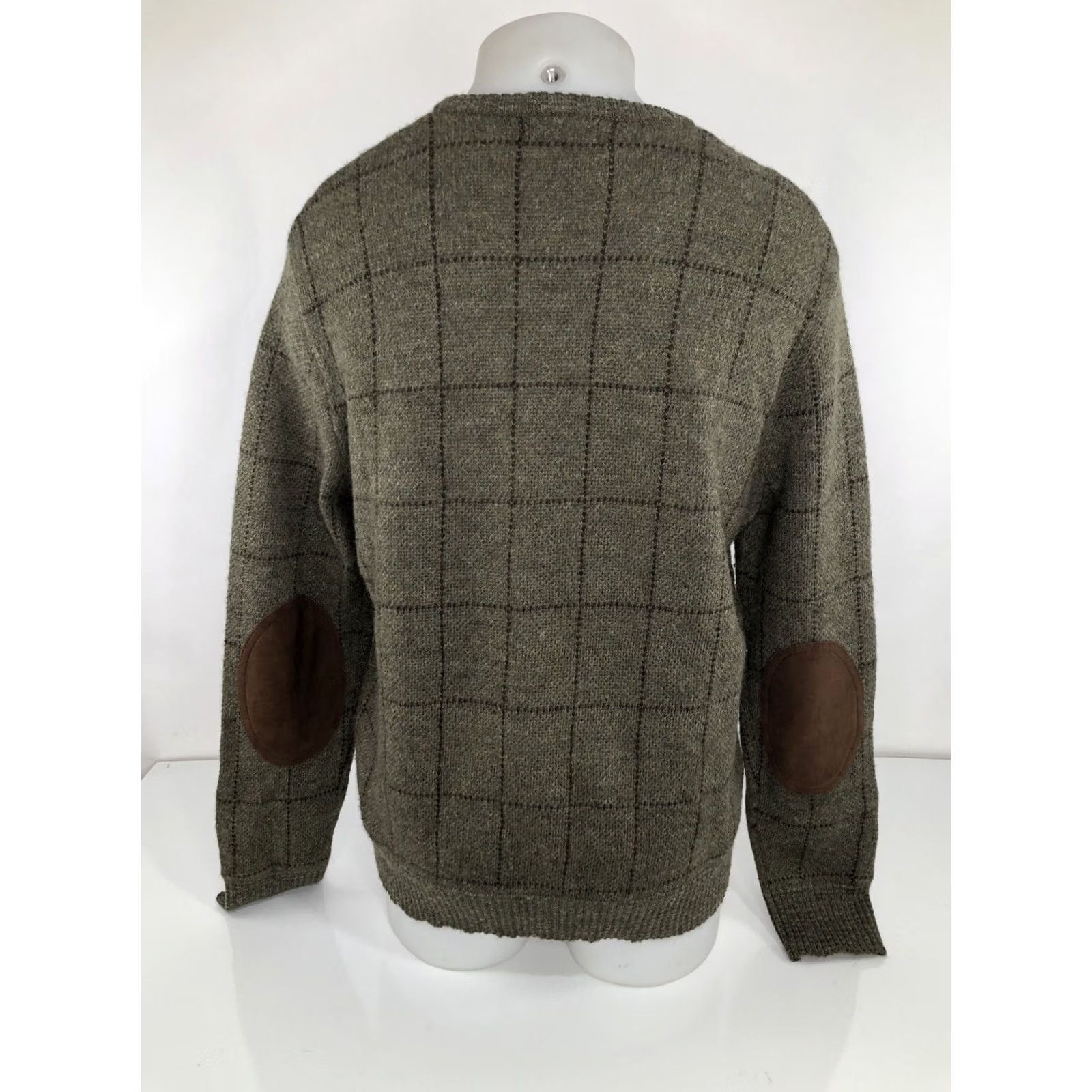 Polo Ralph Lauren POLO / RALPH LAUREN Sweater Men L Green Wool Pocket Elbow Patch Pullover - EXCELLENT Size US L / EU 52-54 / 3 - 4 Thumbnail