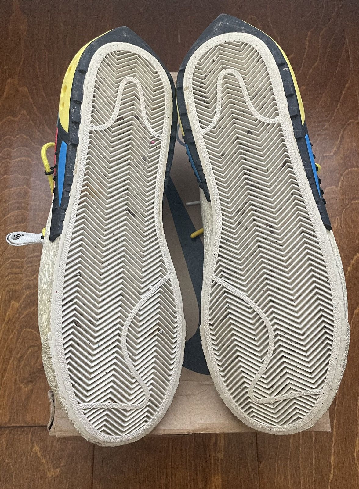 Nike × Off-White Off-White x Blazer Low “White University Red” Size US 9 / EU 42 - 4 Thumbnail