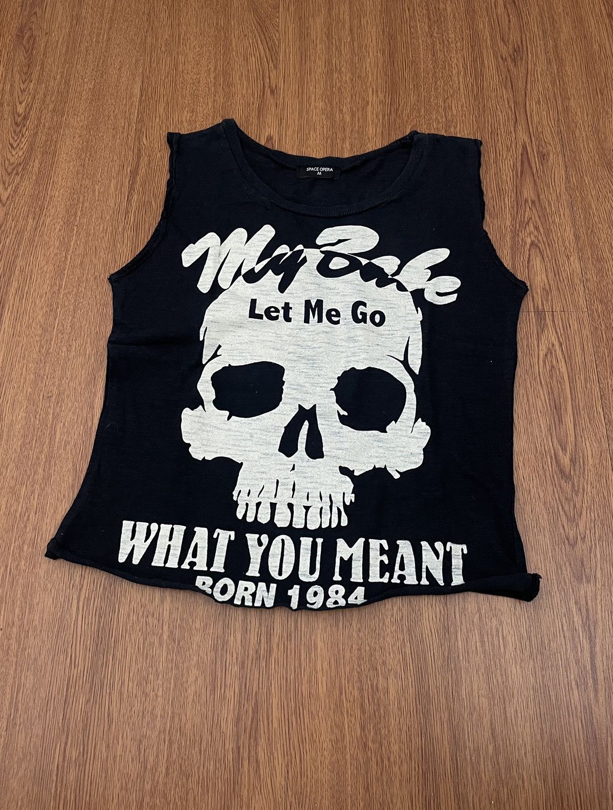 If Six Was Nine × Japanese Brand × Le Grande Bleu (L.G.B.) Skull sleeveless Size US S / EU 44-46 / 1 - 2 Thumbnail