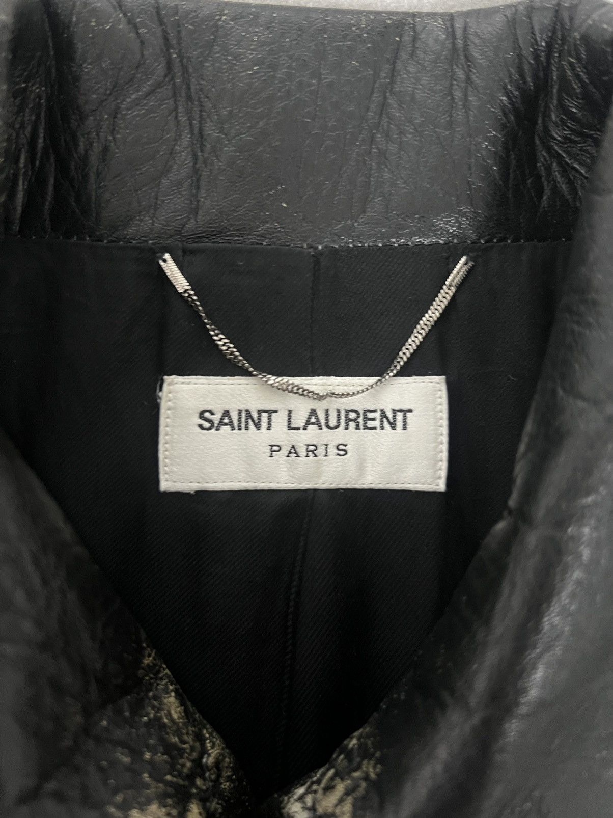 Saint Laurent Paris Saint Laurent Leather Stars Jacket Size US S / EU 44-46 / 1 - 8 Thumbnail