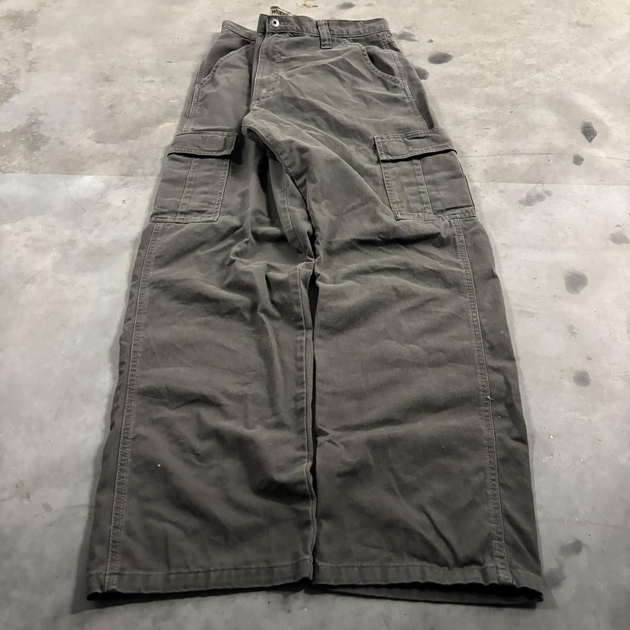 Vintage Crazy Vintage Y2K/2000s Grey Earth Tone Streetwear Skater Cargo Pants! 34x32 Size US 34 / EU 50 - 3 Thumbnail