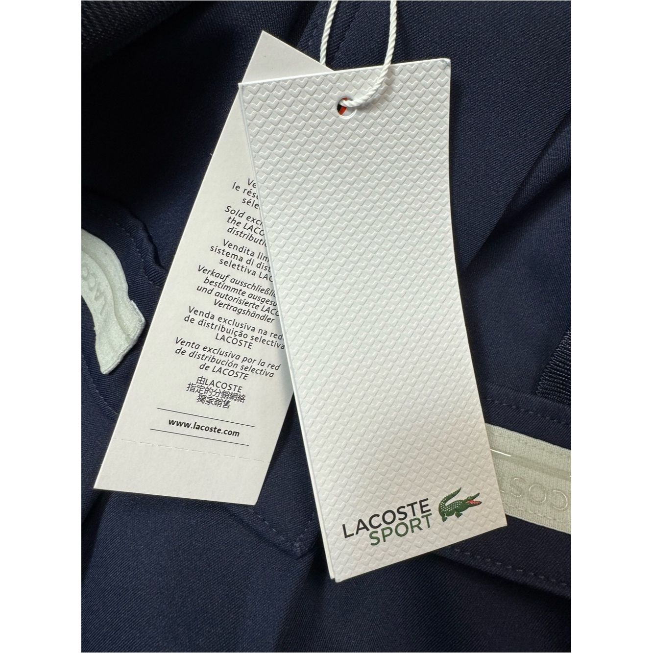 Lacoste NWT New $170 Lacoste Men's Ultra Dry Cropped Navy Blue Golf Size US 40 / EU 56 - 9 Thumbnail