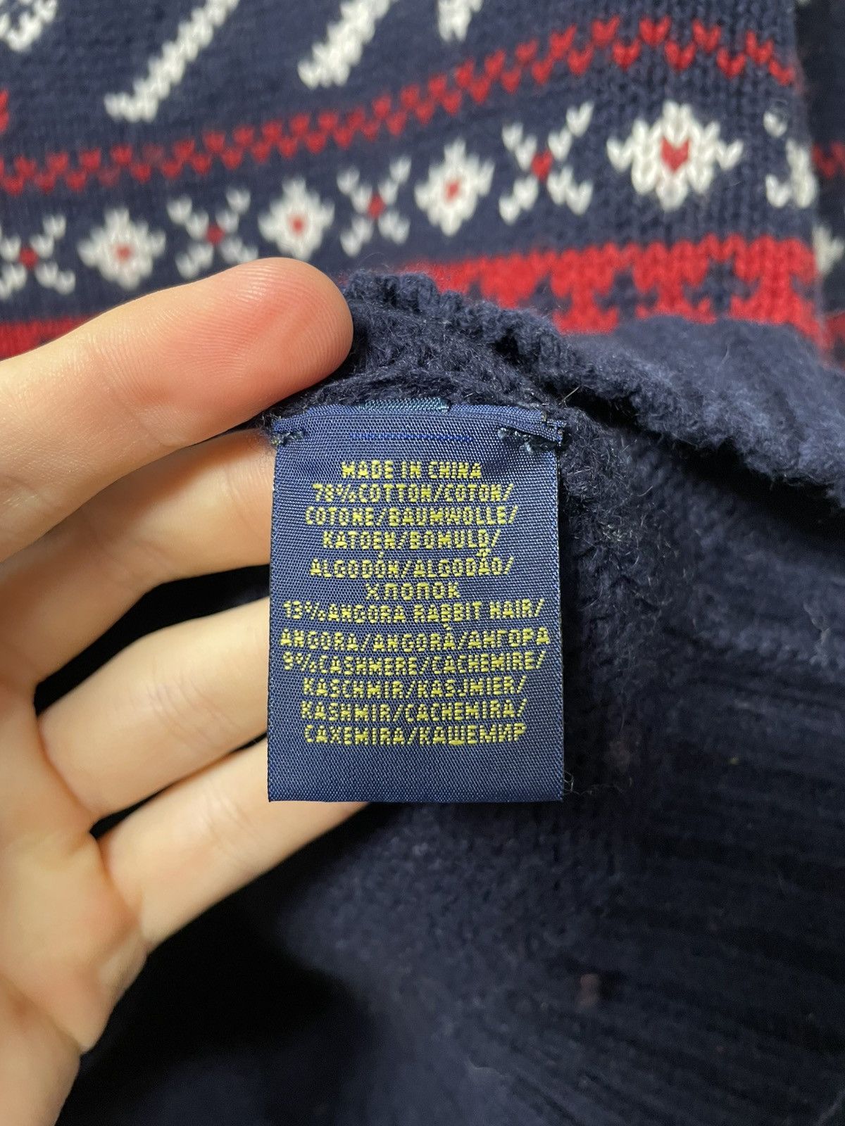 Polo Ralph Lauren Vintage Polo Ralph Lauren Snowflake Reindeer Sweater USA Size US S / EU 44-46 / 1 - 11 Thumbnail