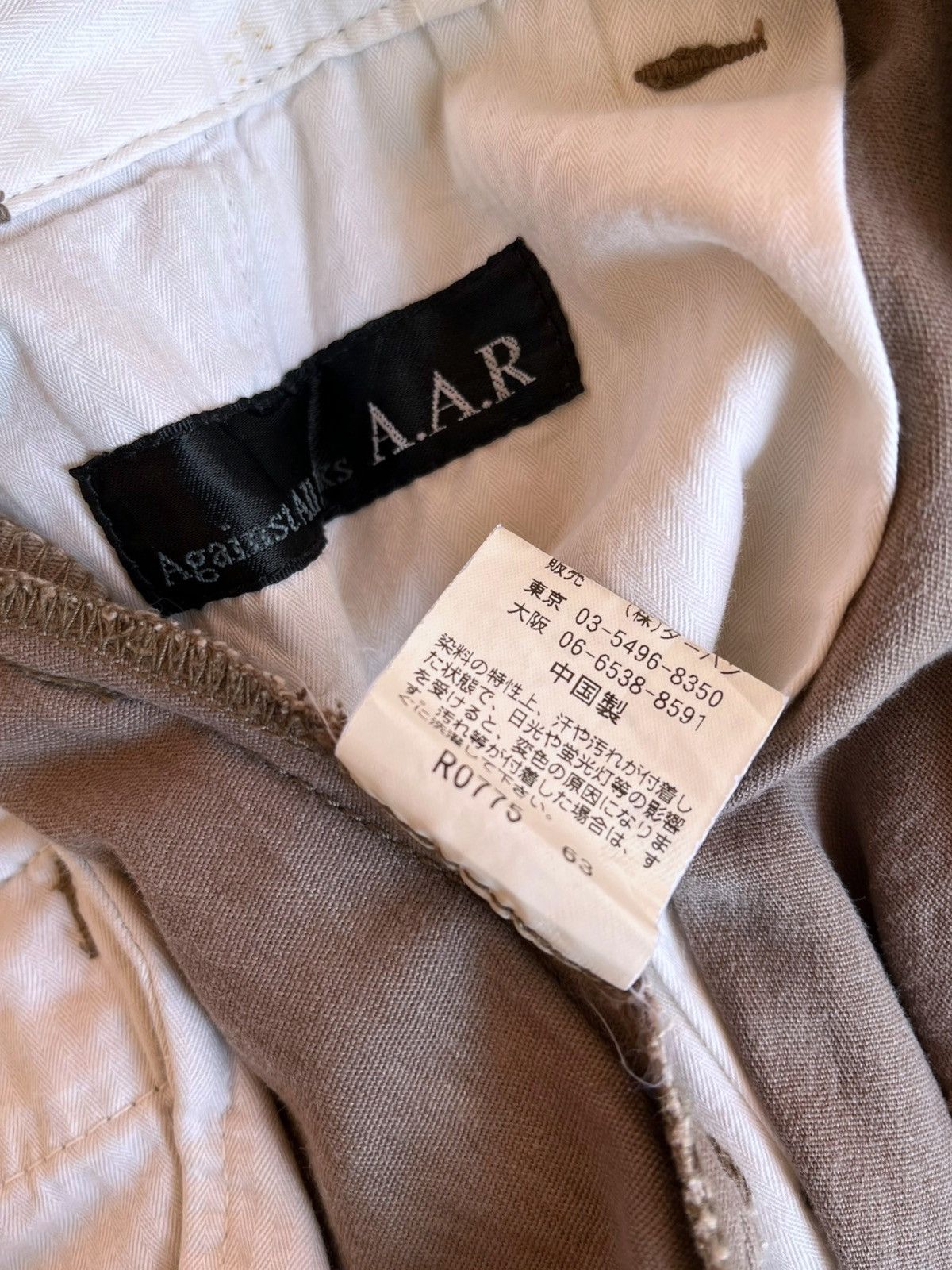 Yohji Yamamoto Vintage jorts Against All Risks Japan rare y2k Size US 36 / EU 52 - 14 Thumbnail
