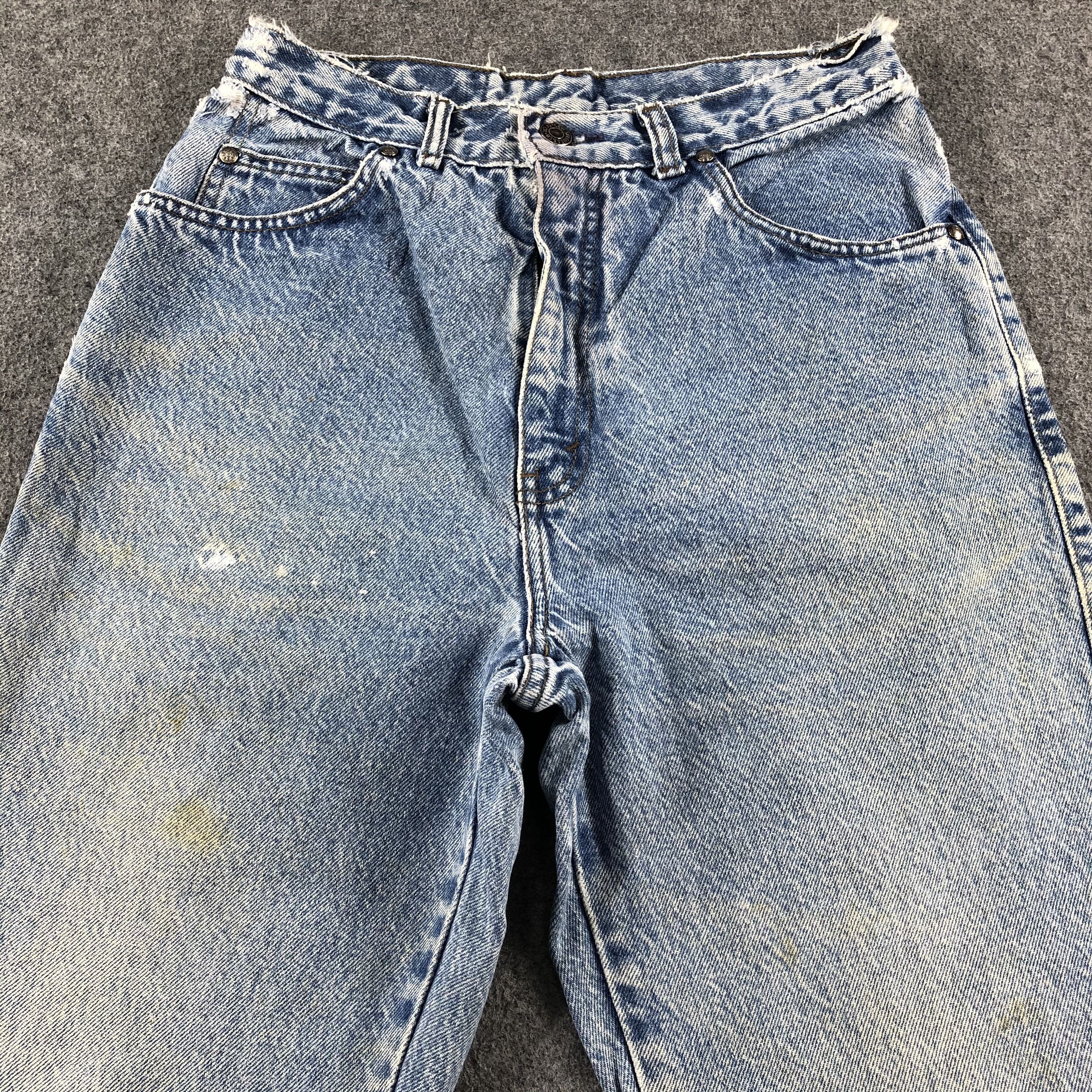 Levi's 90s Vintage Blue Wash Levis Jeans-J2528 Size US 28 / EU 44 - 3 Thumbnail