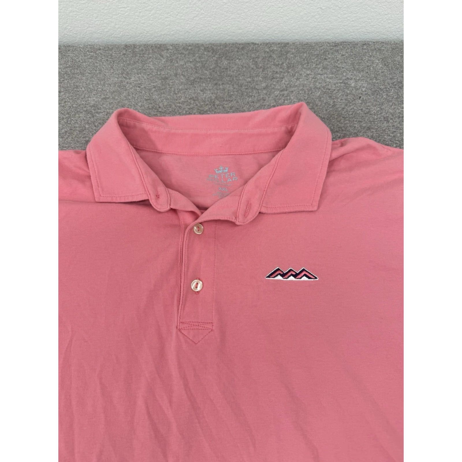 Peter Millar Peter Millar Seaside Wash Polo Shirt XXL Mens Orange Short Sleeve Polo Shirt Polo Shirt Mens Orange 2XL Performance Golf Casual Activewear Bones: N/A Size US XXL / EU 58 / 5 - 3 Thumbnail