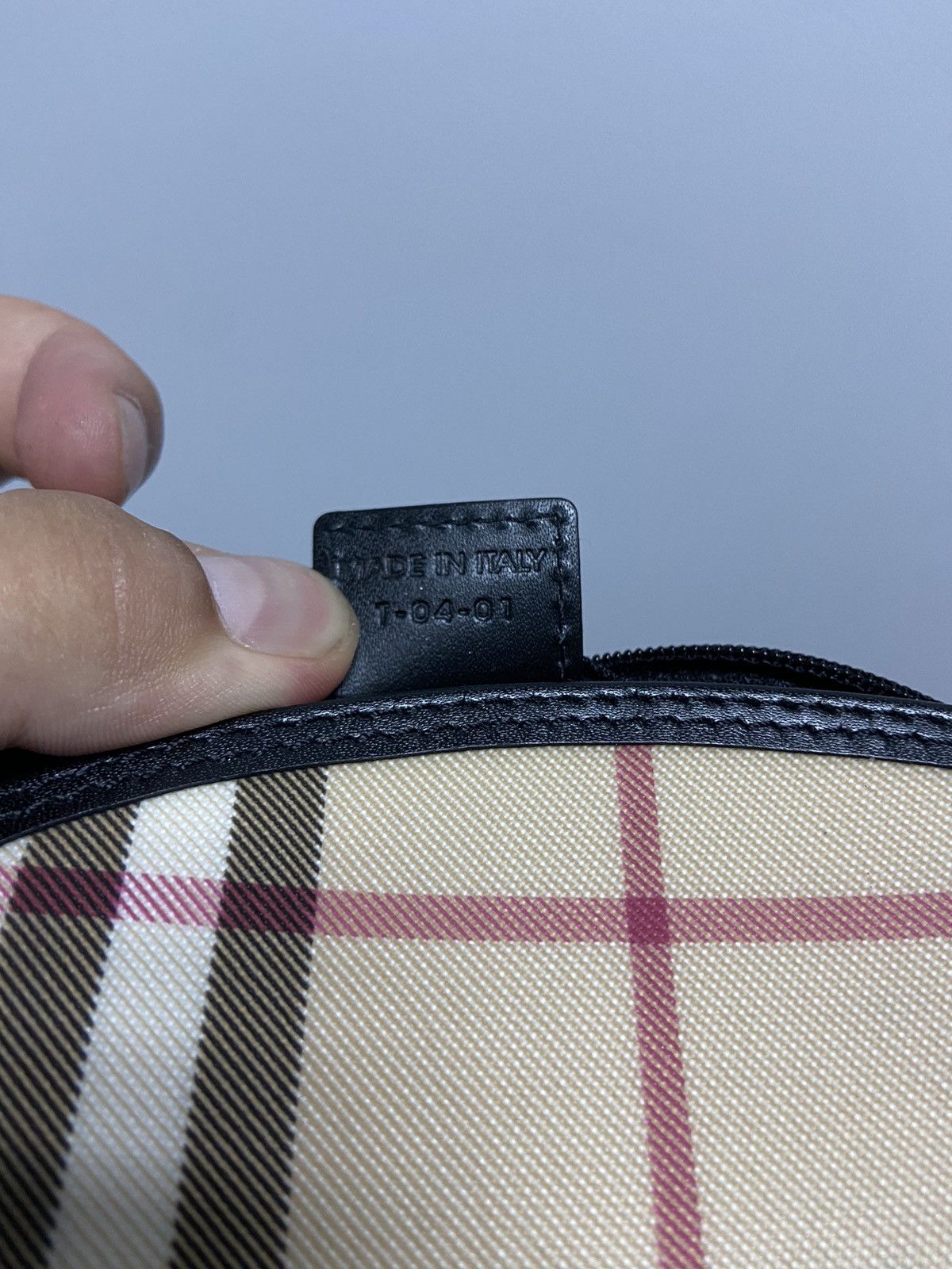 Burberry × Vintage Burberry Small Bag Vintage Nova Check Logo Luxury Size ONE SIZE - 7 Thumbnail