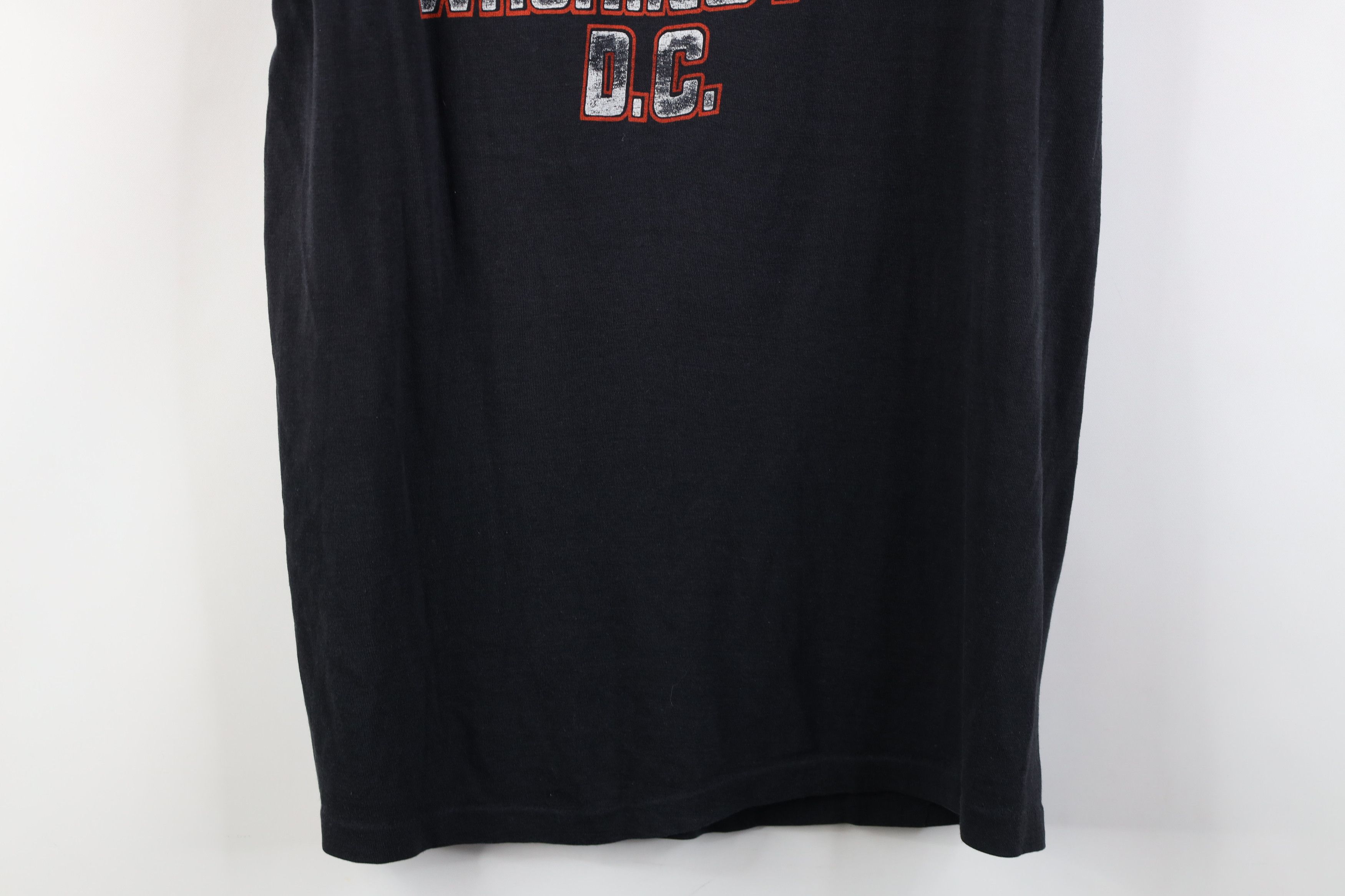 Harley Davidson Vintage 80s 3D Emblem Harley Davidson Eagle Flag T-Shirt USA Size US M / EU 48-50 / 2 - 14 Thumbnail