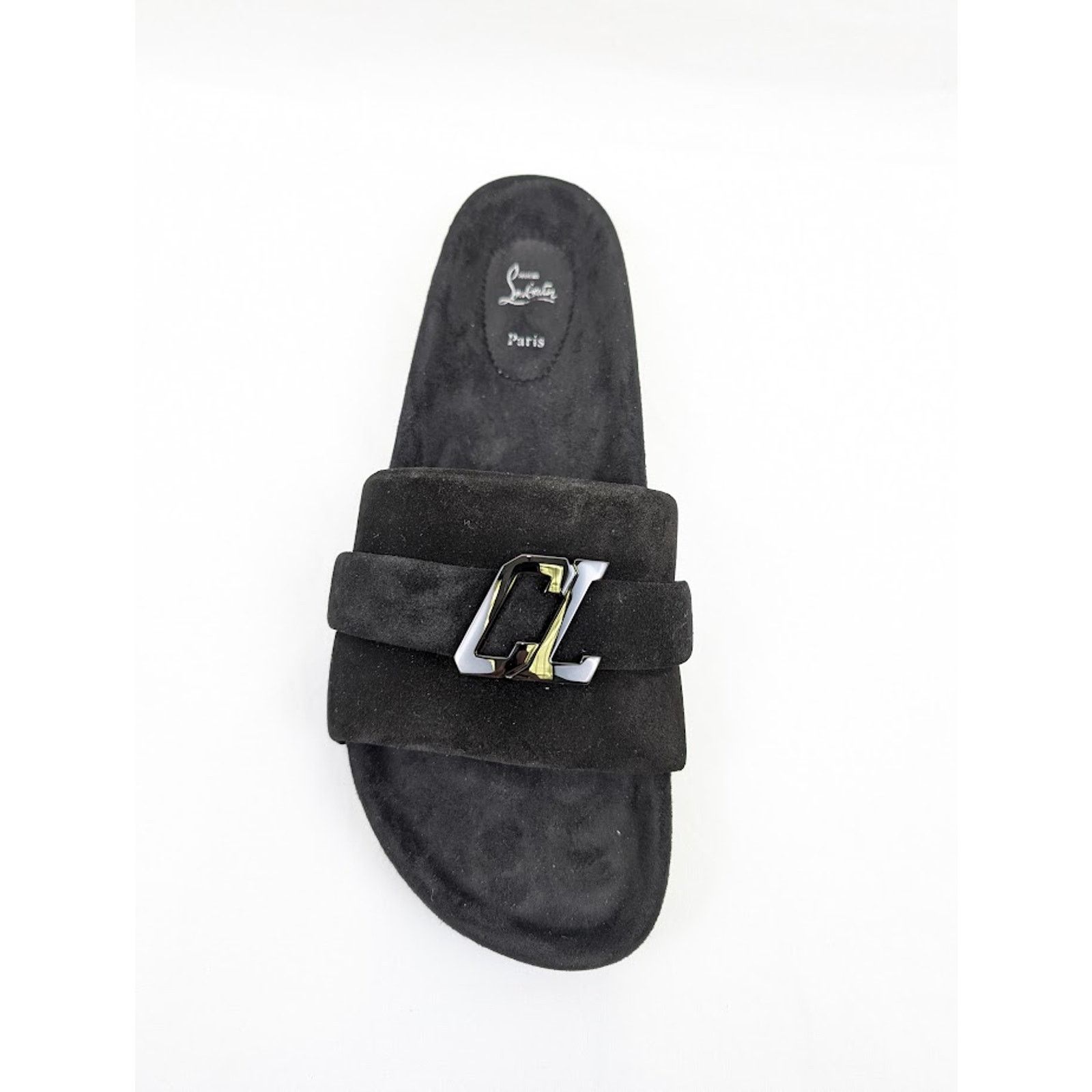 Christian Louboutin o1rshd1 Crosta Varsimule Bizz Flat in Black Size US 13 / EU 46 - 7 Thumbnail