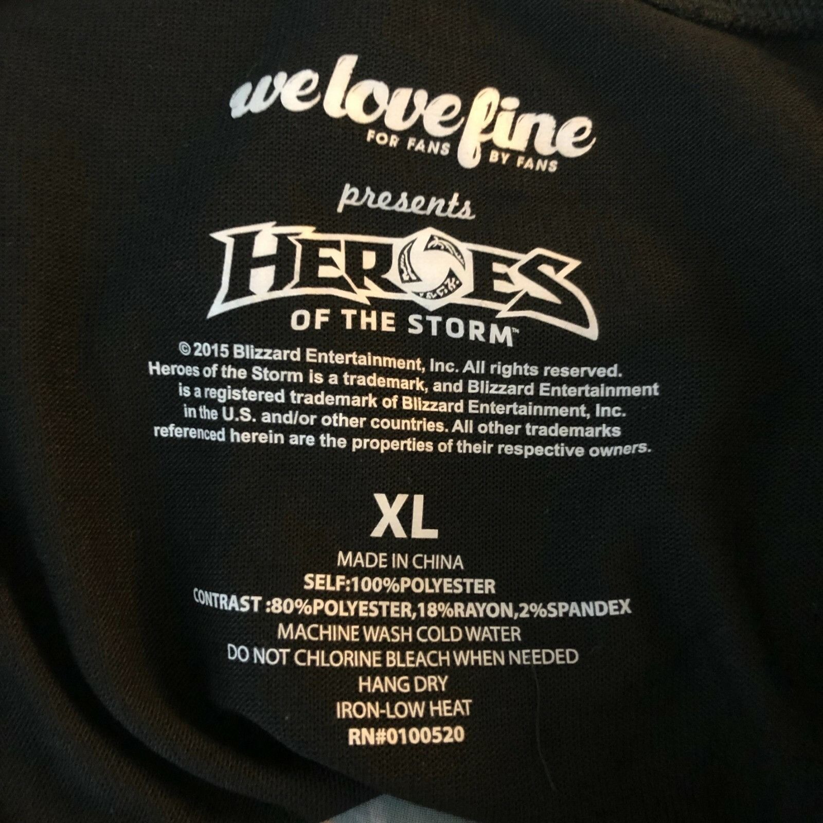 Other WeLoveFine Womens Heroes of the Storm Top TShirt Long Sleeve Size XL / US 12-14 / IT 48-50 - 4 Thumbnail