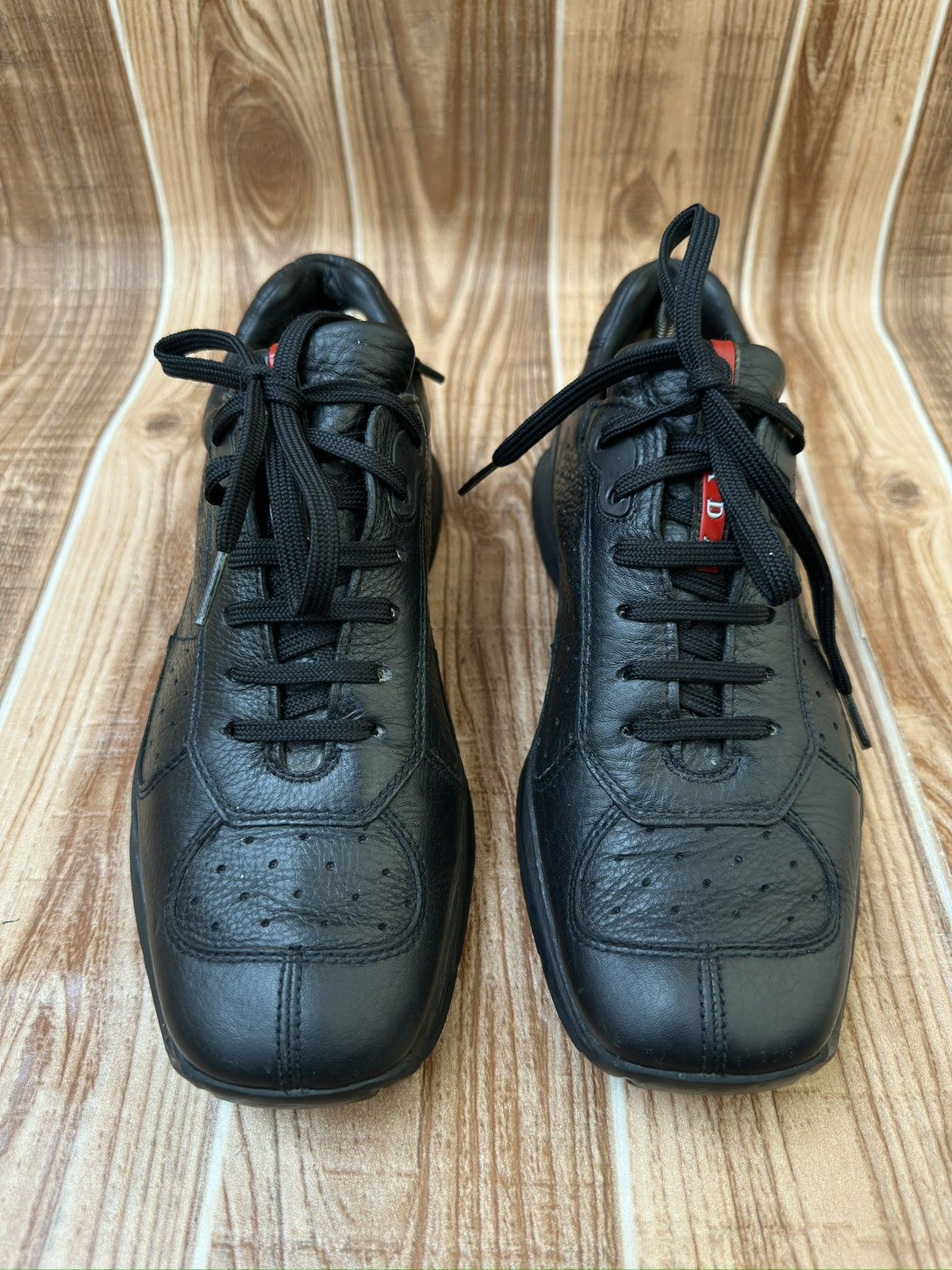 Prada Vintage Prada Sport Allacciata Regata Gym Nero Sneakers. Size US 7.5 / EU 40-41 - 3 Thumbnail
