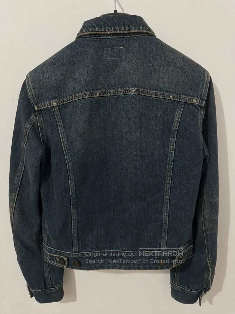 Saint Laurent Paris Saint Laurent Paris Retro Dark Blue Basic Denim Jacket Size US S / EU 44-46 / 1 - 2 Thumbnail