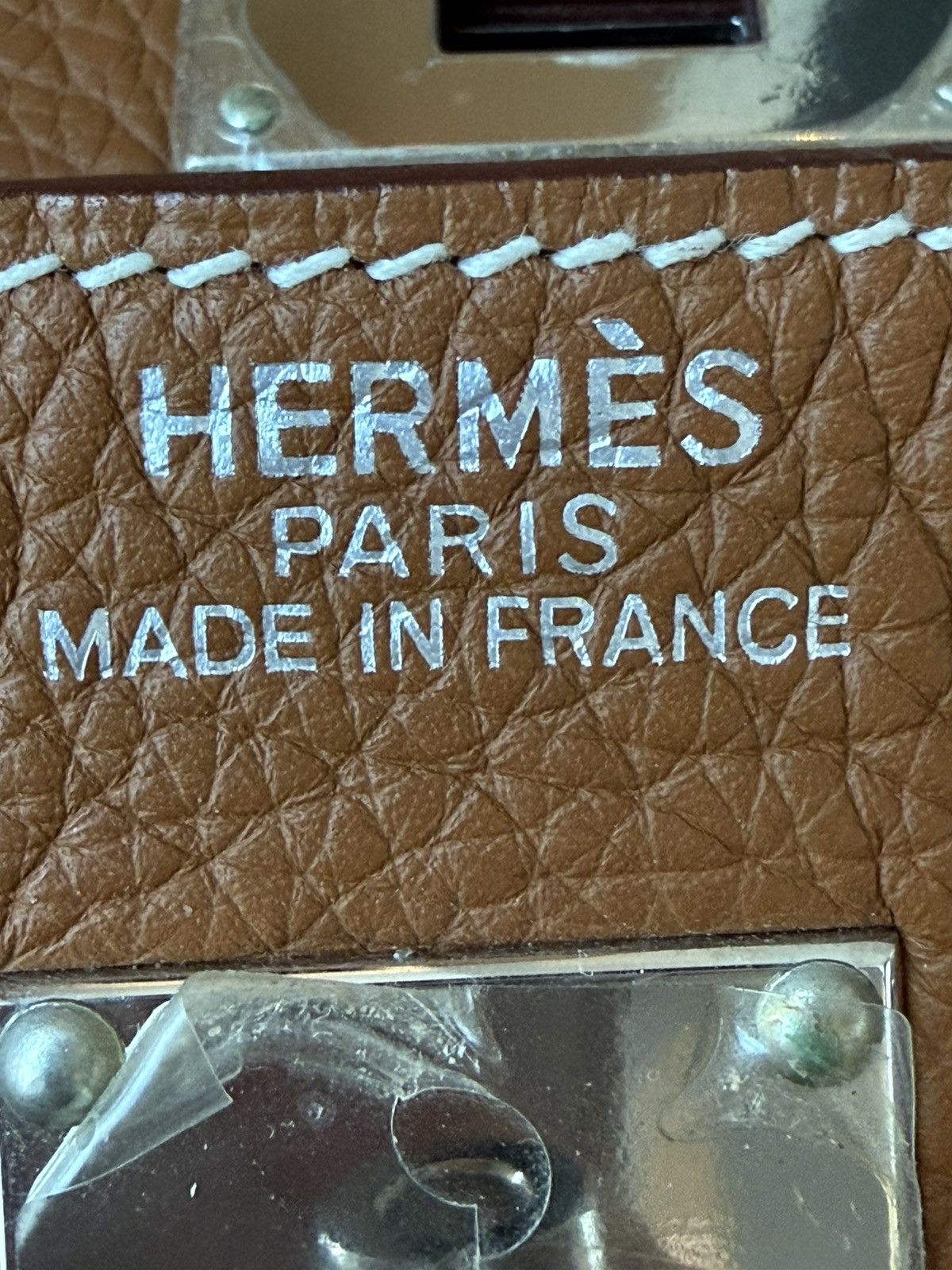 Hermes Hermes Gold Taurillon Clemence Kelly 50 Travel Bag Size ONE SIZE - 8 Thumbnail