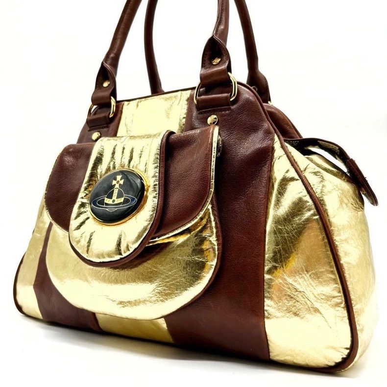 Vivienne Westwood Vivienne Westwood Brown matching porcelain handle bag Size ONE SIZE - 4 Thumbnail