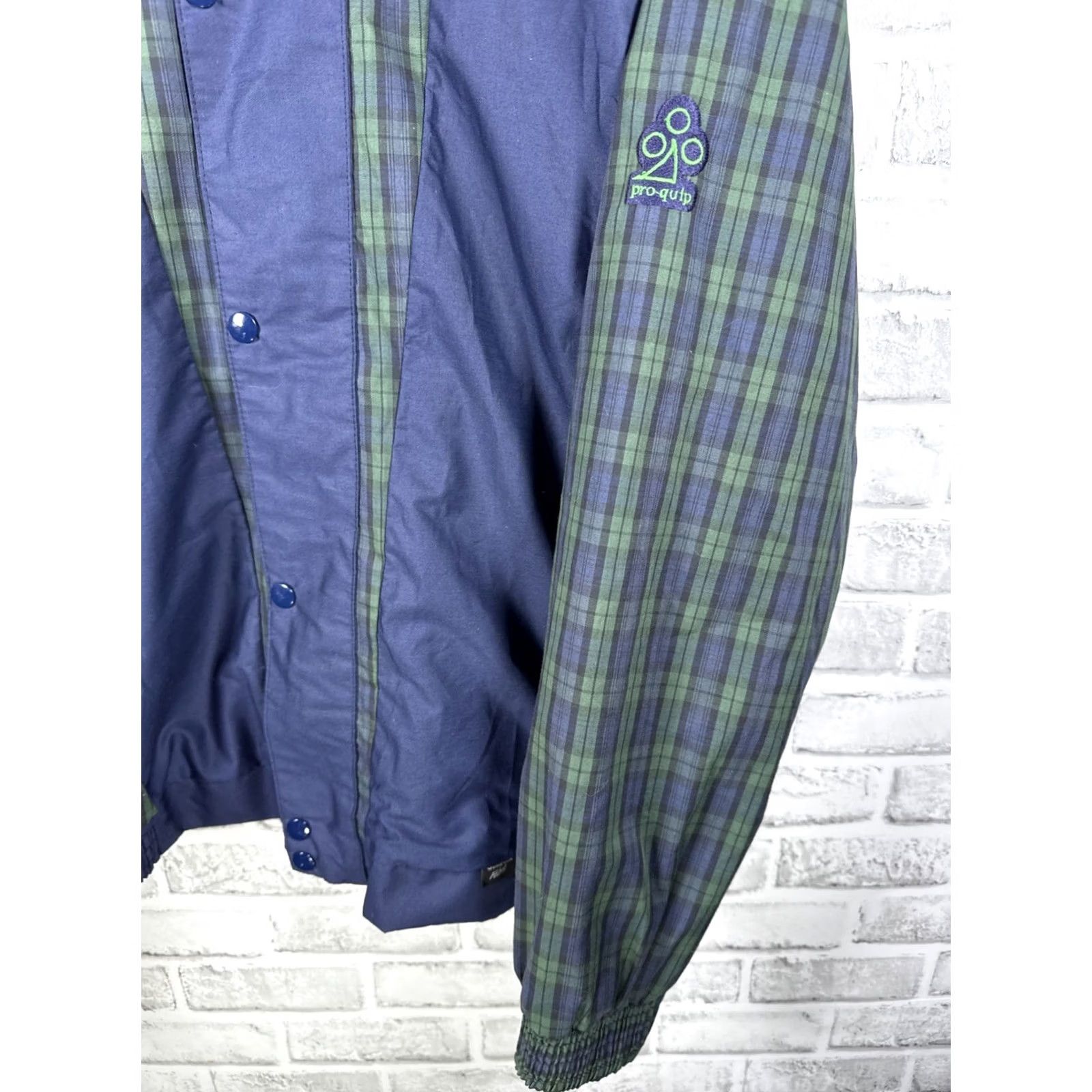 Rains VINTAGE ProQuip Jacket Mens M Blue Green VTG GORE TEX Weather Wear GOLF RAIN Classic Plaid Size US M / EU 48-50 / 2 - 3 Thumbnail