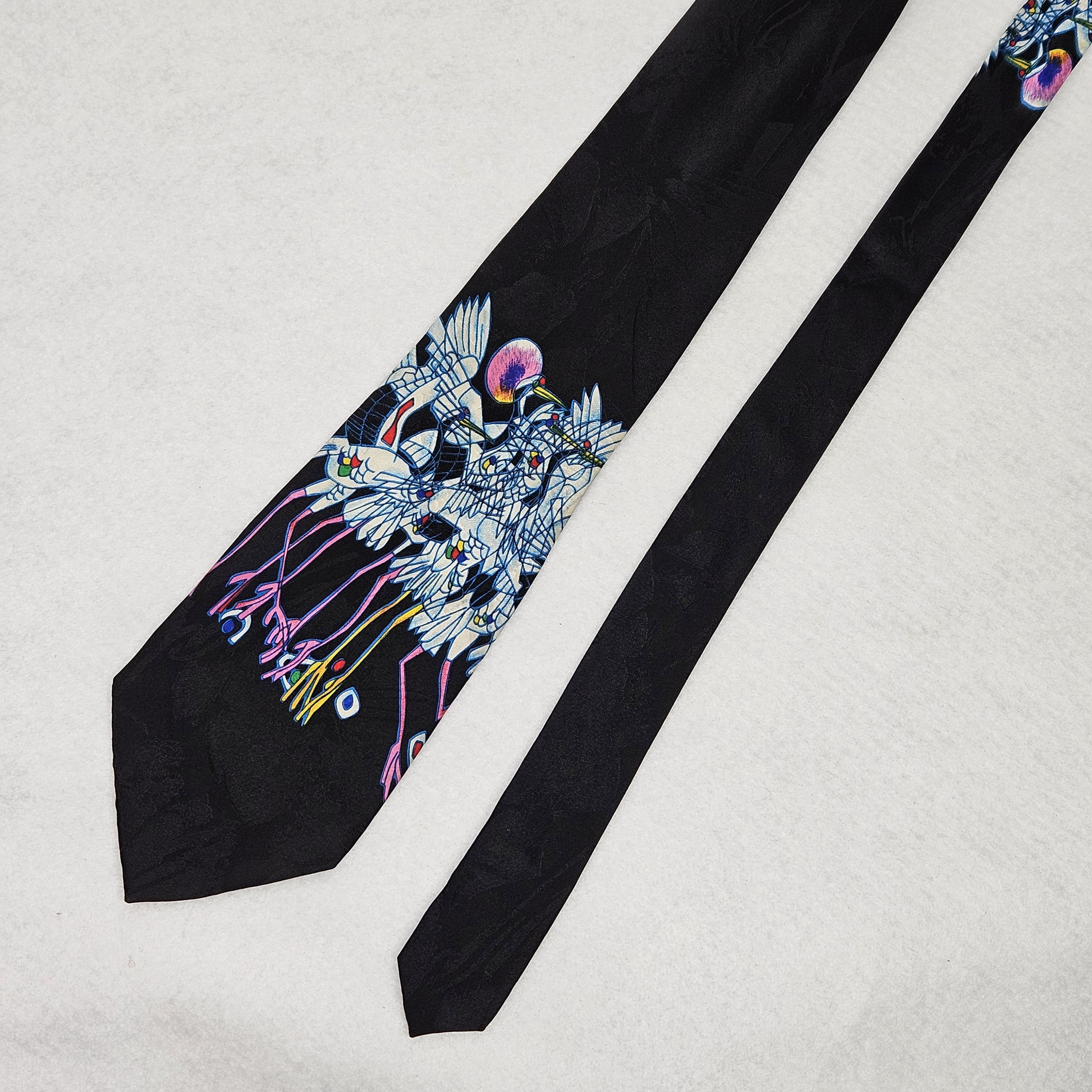 Other Jiang 60x3.75" Necktie Tiefeng Silk Artist Yunnan School Size ONE SIZE - 8 Thumbnail