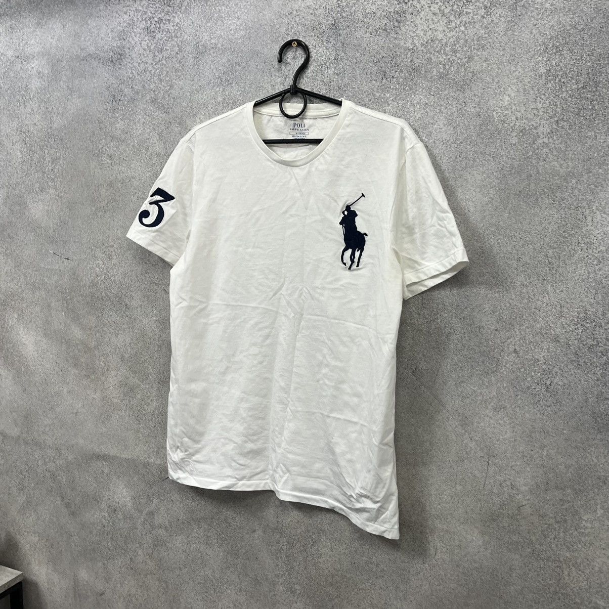 Polo Ralph Lauren Polo Ralph Lauren T-Shirt Big Pony #3 PRL White Size US M / EU 48-50 / 2 - 8 Thumbnail