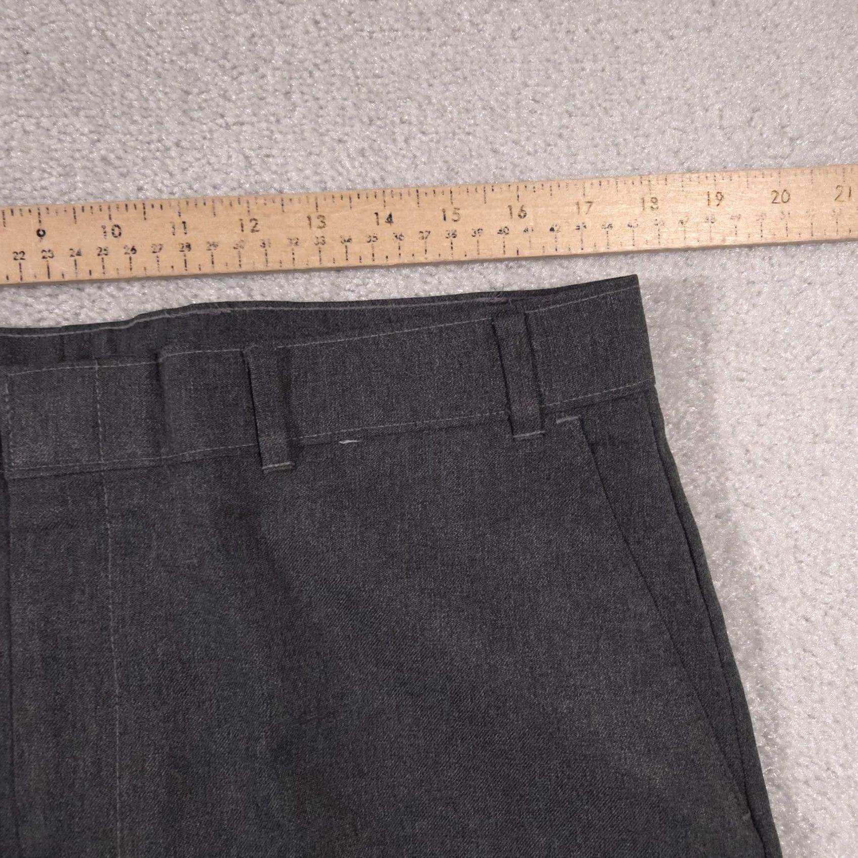 Vintage VINTAGE Montgomery Ward Dress Pants Mens 36x30 Gray Slacks Chinos 38 Inseam 30 Straight Classic 90s Mens Pants Size US 36 / EU 52 - 6 Thumbnail