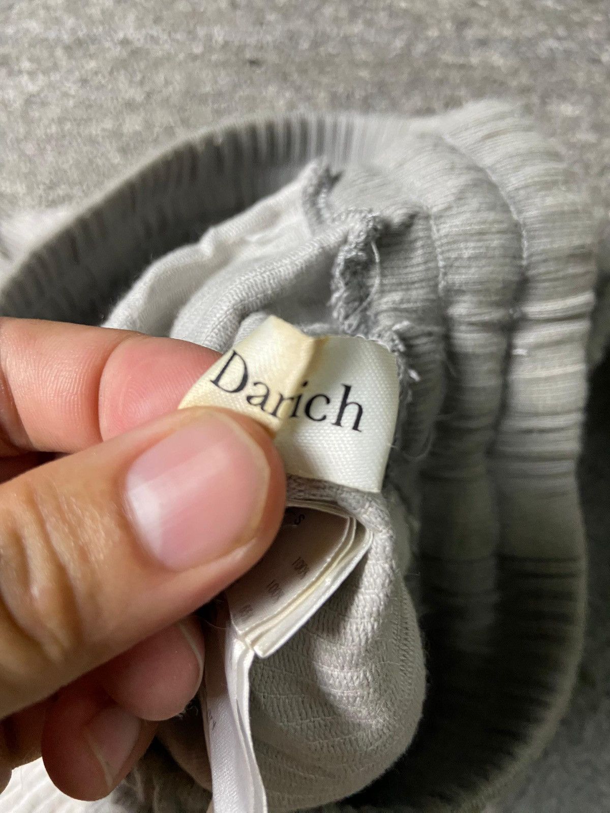 Japanese Brand DARICH Brand Corduroy + Fuzzy Sweatpants (161) Size 22" - 6 Thumbnail