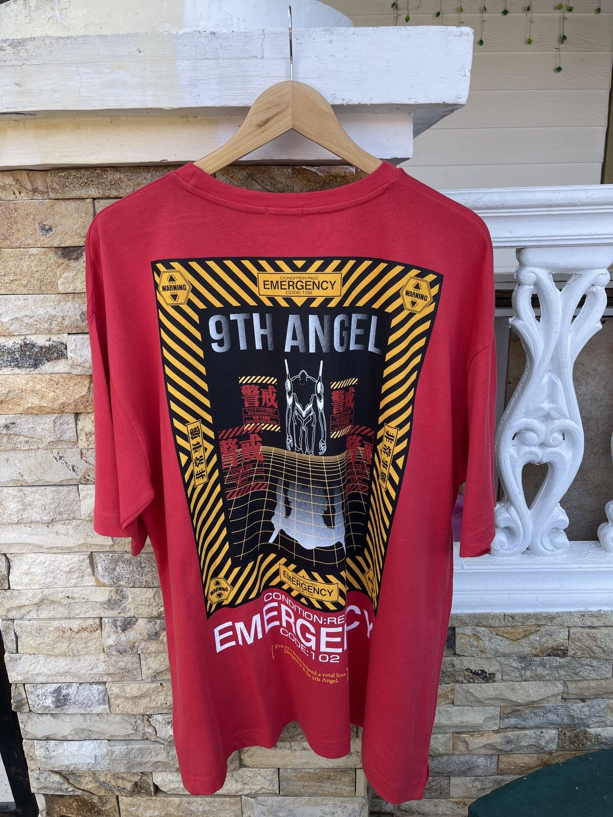 Anime × Vintage Rare🔥Neon Genesis Evangelion Japanese Anima Eva 03 T-Shirt Size US XL / EU 56 / 4 - 3 Thumbnail