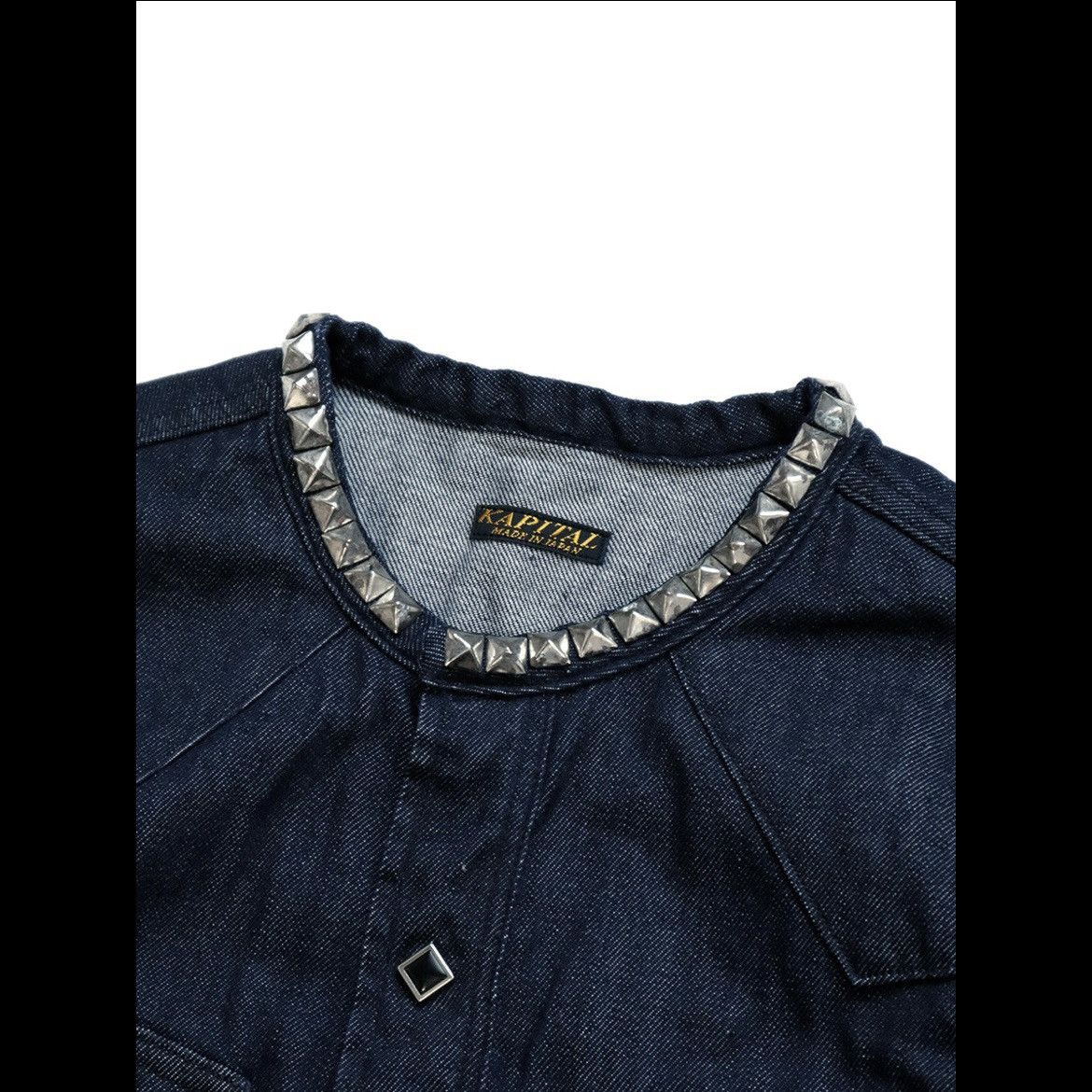 Kapital Kapital 80z denim band color stud western shirt Size US XL / EU 56 / 4 - 3 Thumbnail