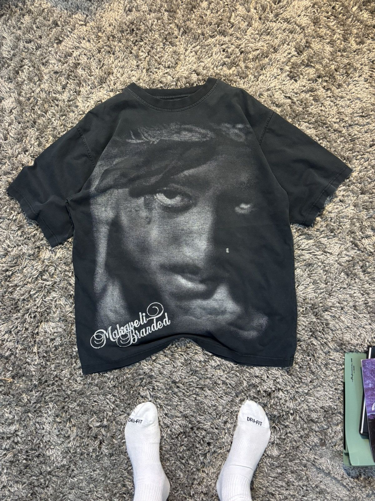 Makaveli Vintage Tupac tee Size US XXL / EU 58 / 5 - 1 Thumbnail
