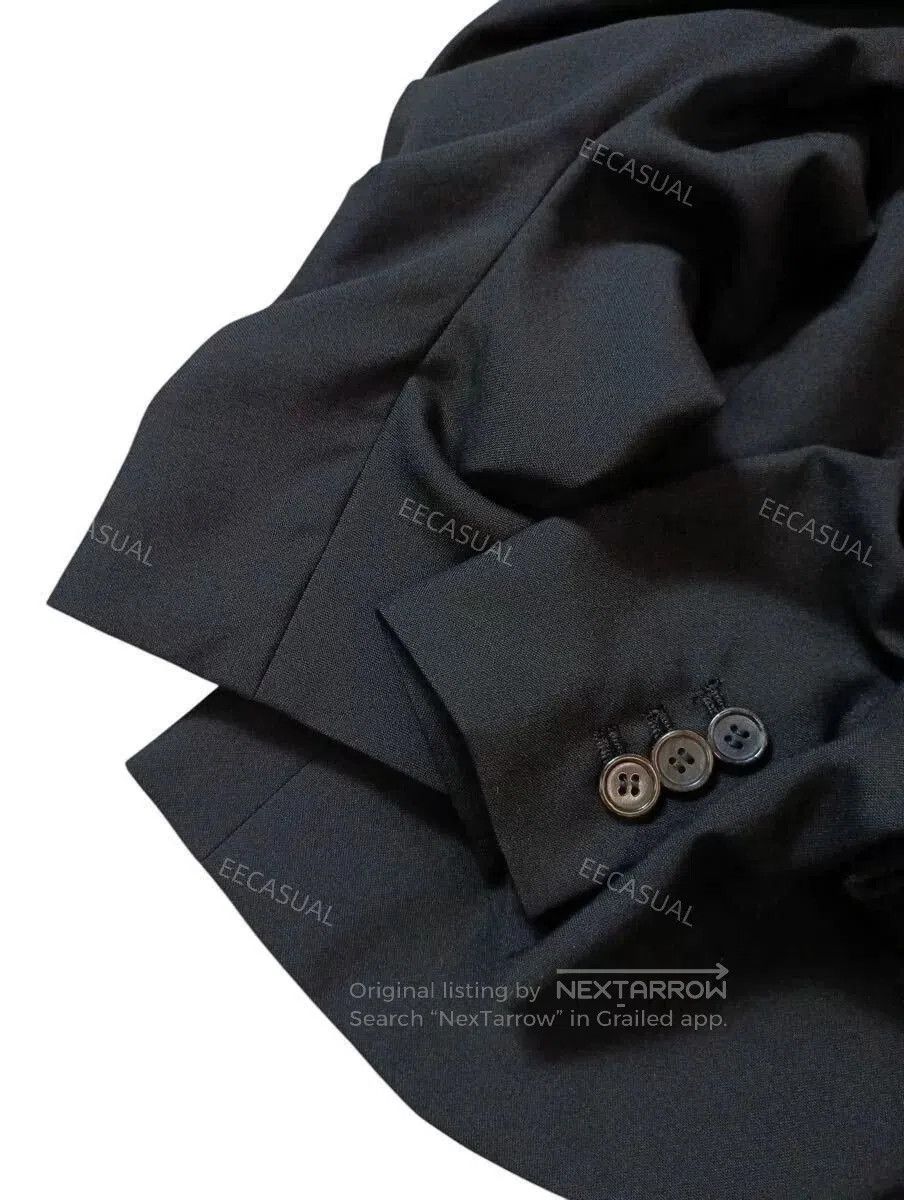 Noir Kei Ninomiya Black Wool Suit Jacket.