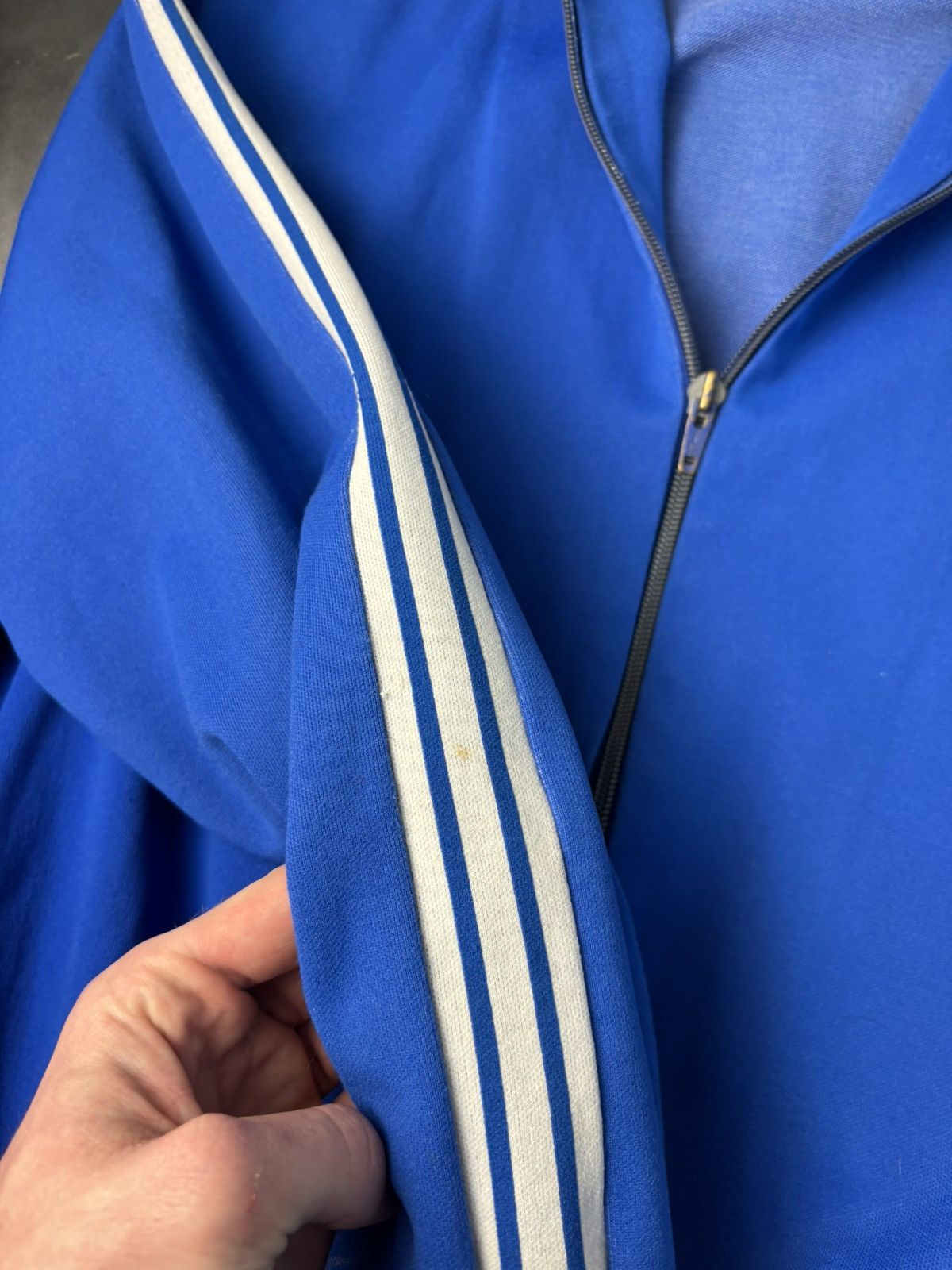Adidas × Vintage 1960s Vintage Adidas Track Suit Jacket Georg Schwahn Rare 70 Size US M / EU 48-50 / 2 - 10 Thumbnail
