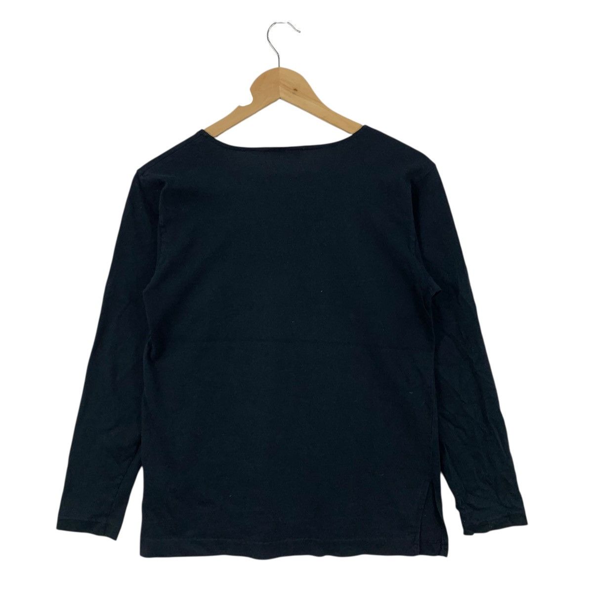 agnes b. Vintage AGNES B French Designer Plain Long Sleeve Tshirt Size US S / EU 44-46 / 1 - 3 Thumbnail
