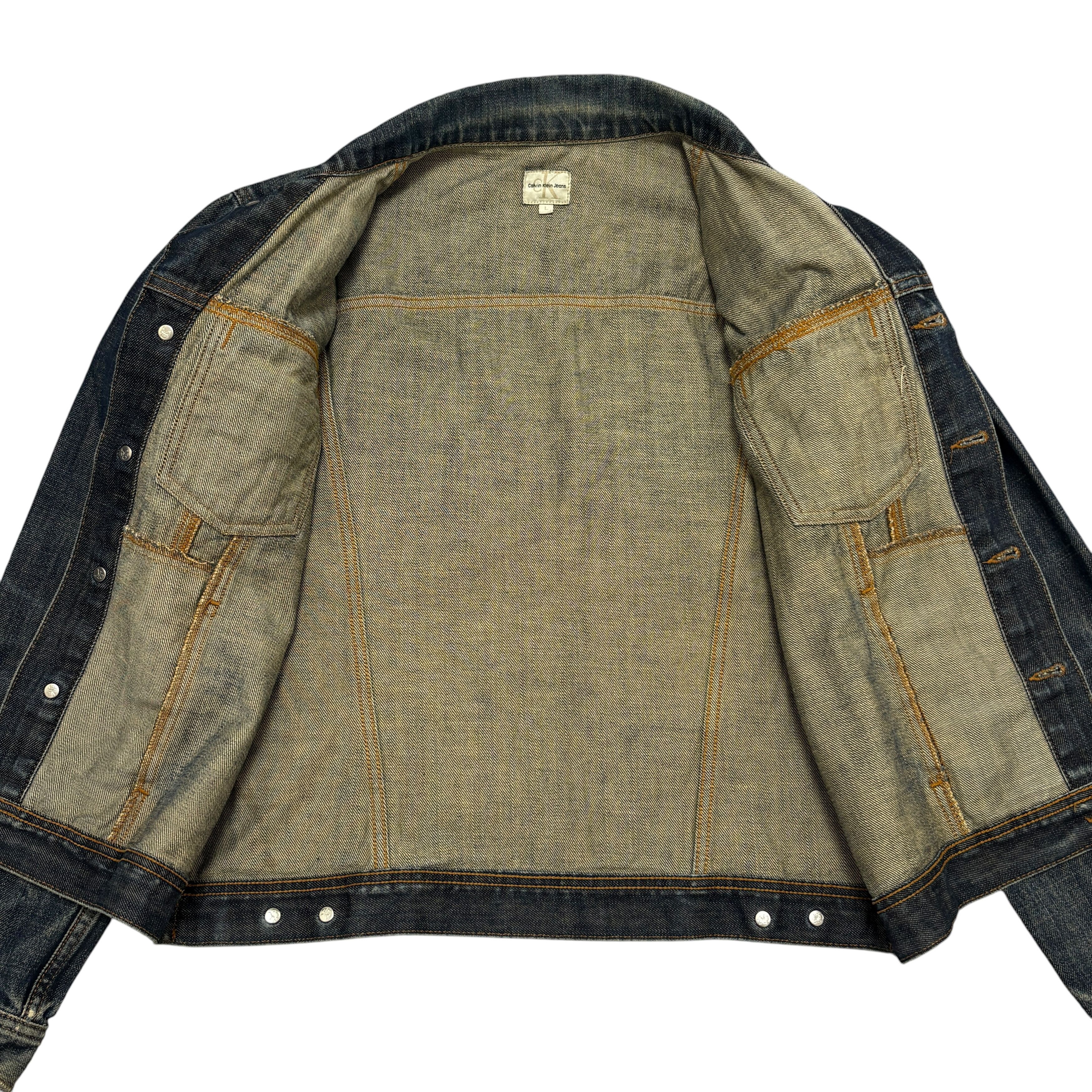 Calvin Klein Vintage Calvin Klein Jeans Y2K Womens Denim Jacket Trucker Size L / US 10 / IT 46 - 3 Thumbnail